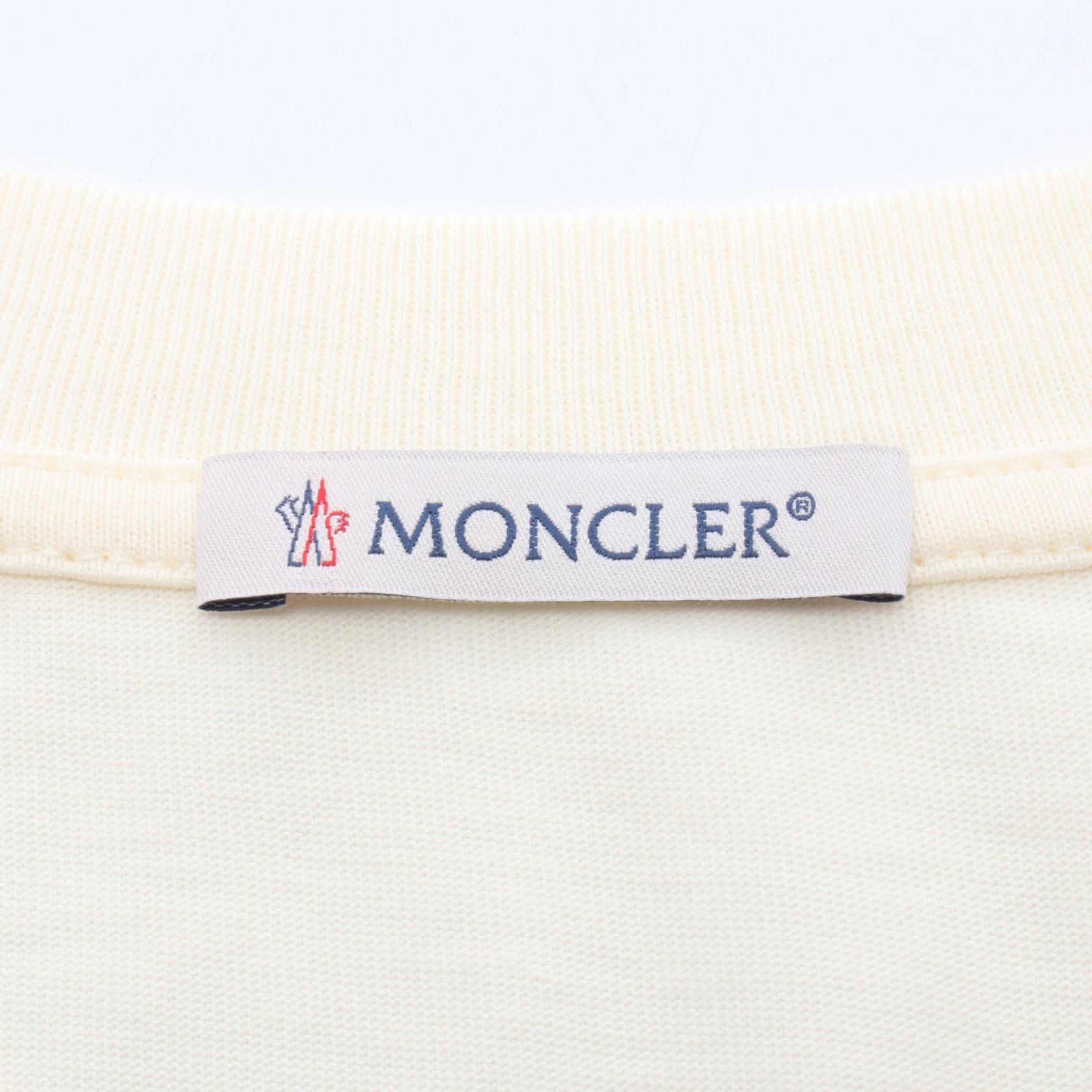 Moncler Moncler Moncler SS T Shirt Cotton T Shirt Textile T-Shirts 8C0002189AUO037M DUTY FREE for USA Size ONE SIZE - 3 Thumbnail