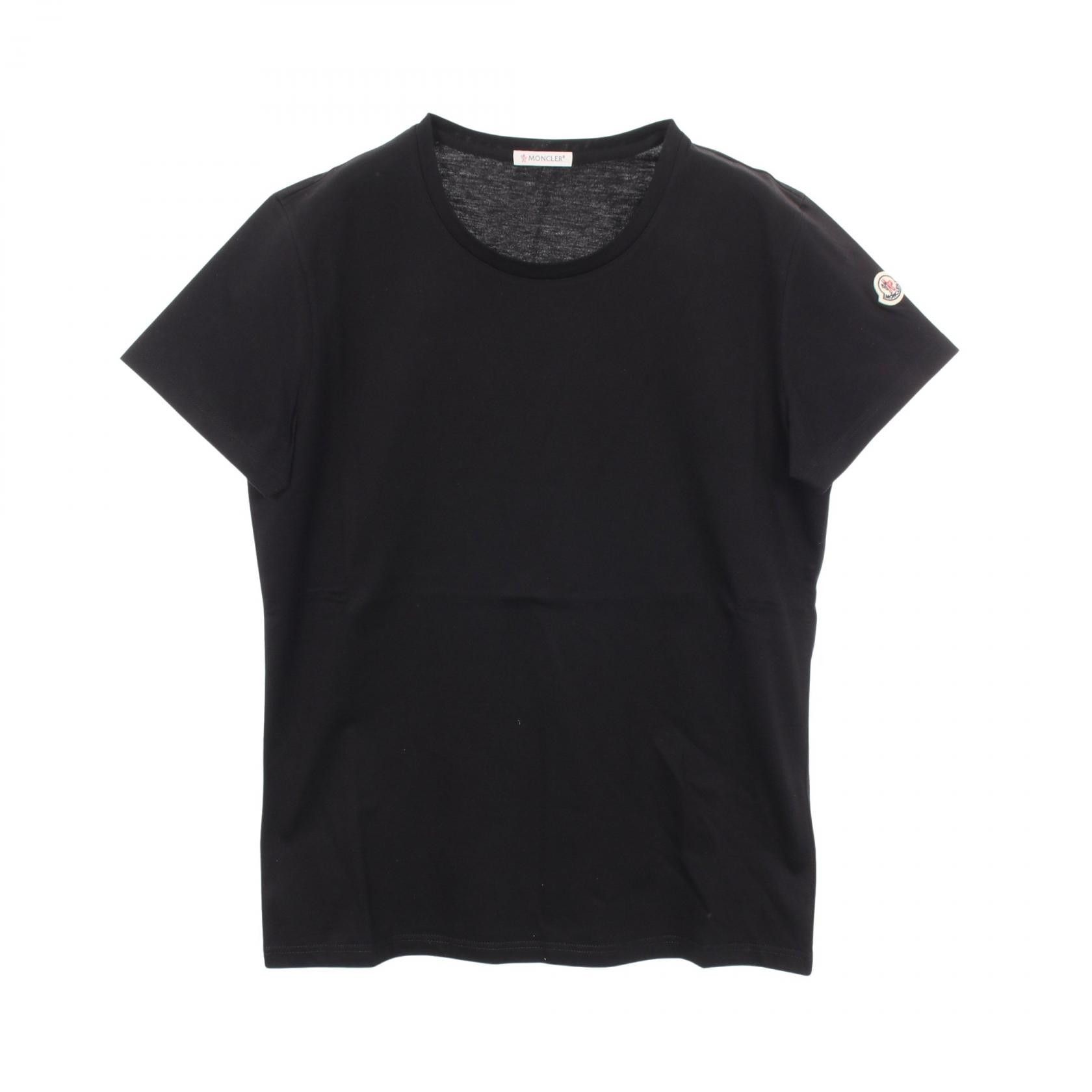 Moncler Moncler Moncler MAGLIA MANICA CORTA Cotton T shirt Textile T-Shirts 8C73200V8058999S DUTY FREE for USA Size ONE SIZE - 2 Thumbnail