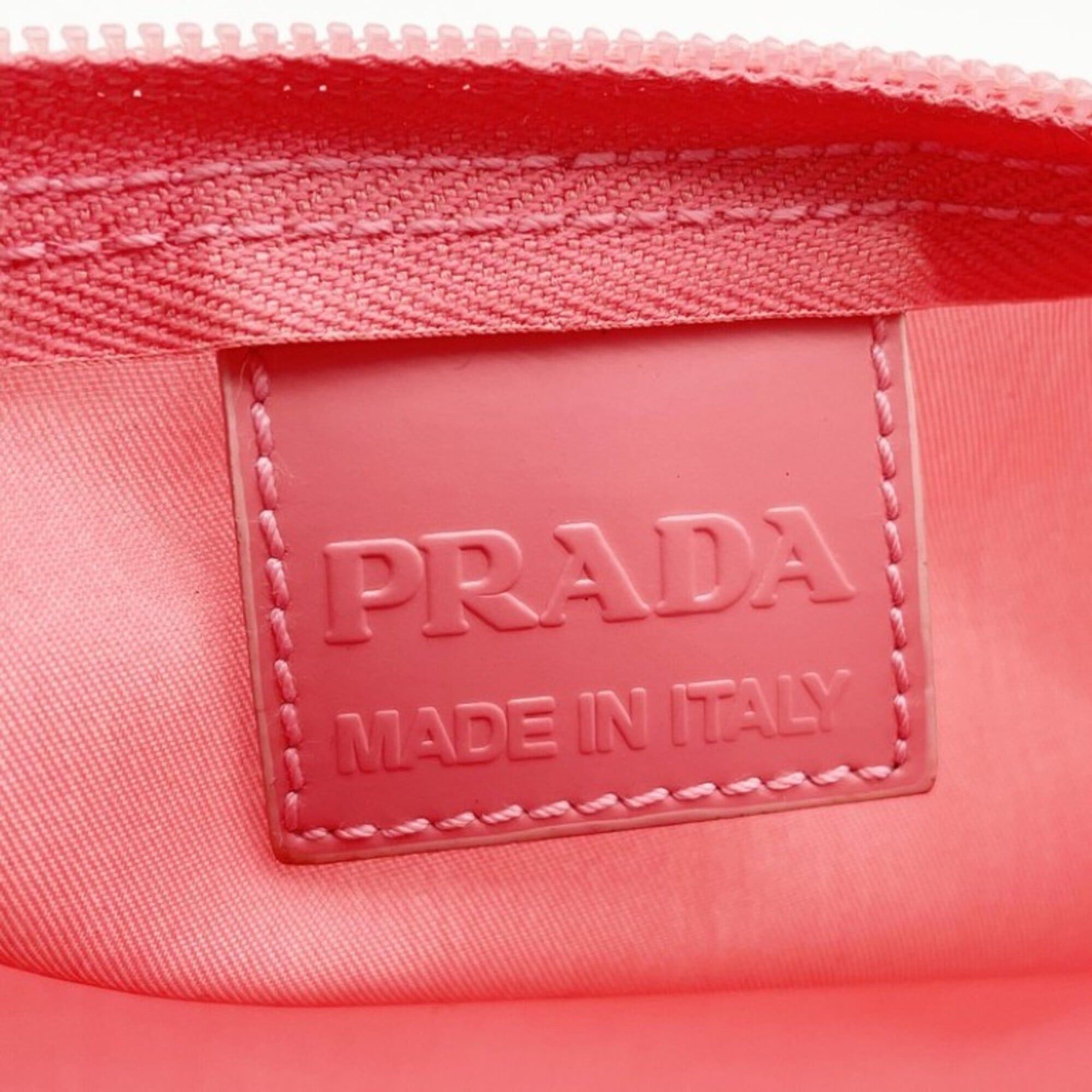 Prada Prada Pouch MV12 Bag Pink Tessuto Nylon Women's Size ONE SIZE - 8 Thumbnail