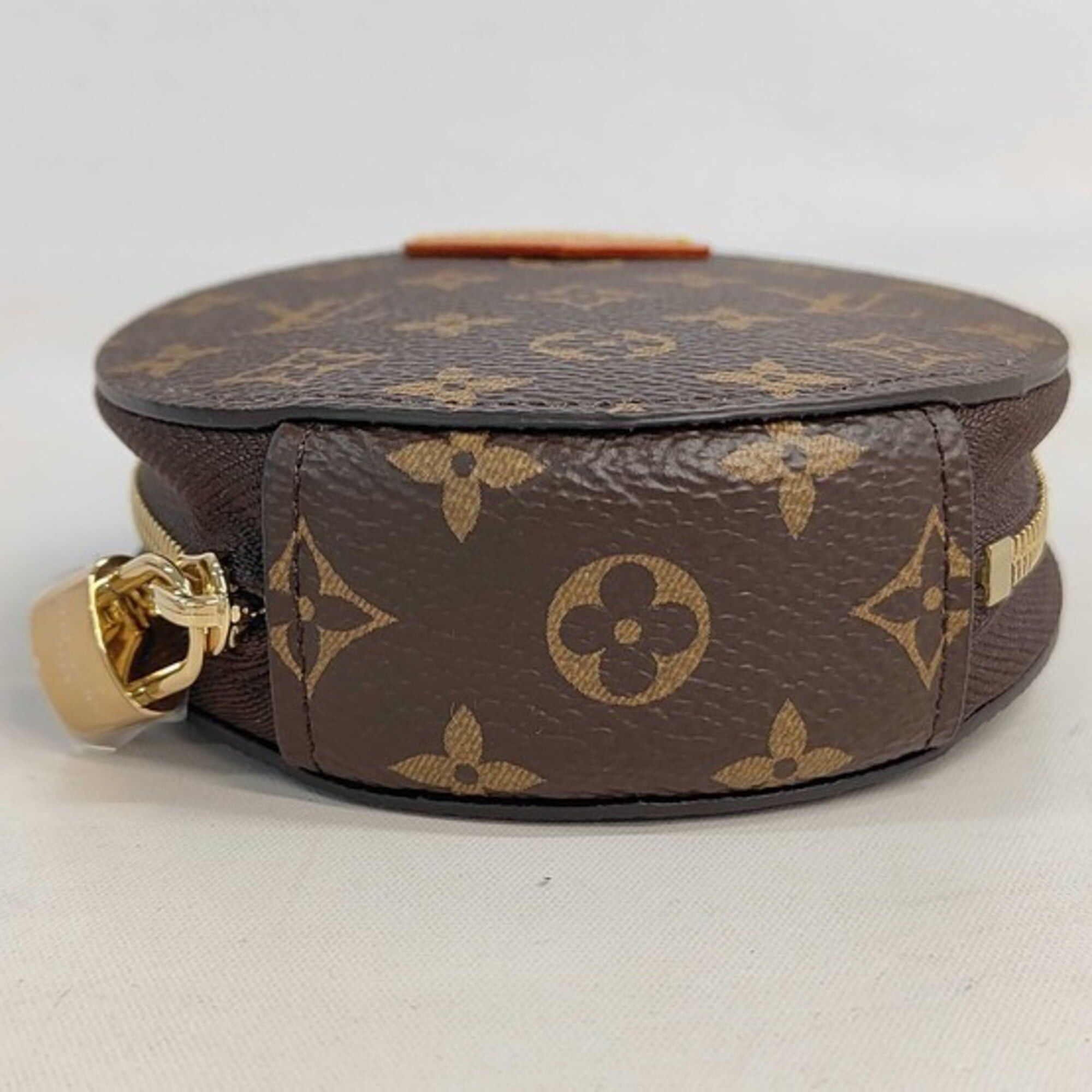 Louis Vuitton Louis Vuitton Monogram Eyeshadow Pouch LBC002 Bag Brown Leather Women's Size ONE SIZE - 4 Thumbnail