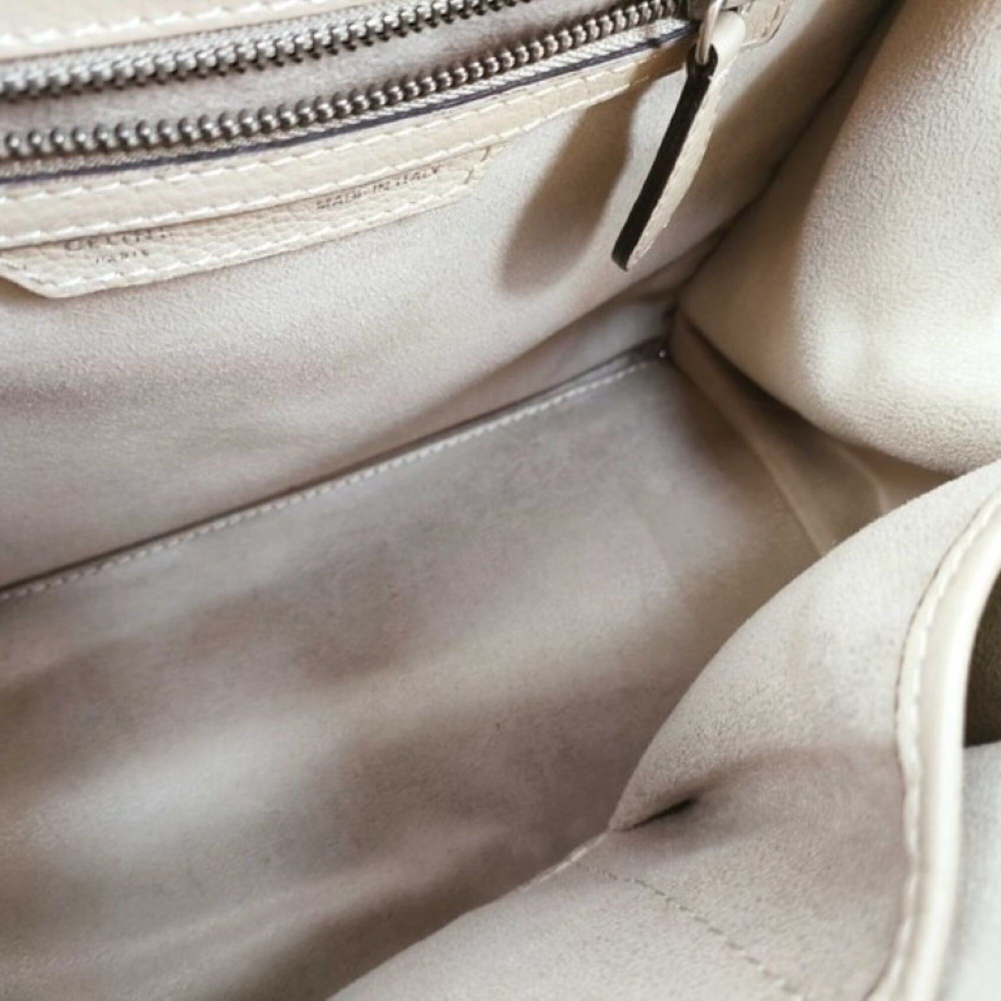 Celine Celine Luggage Micro Shopper Handbag, Brown Leather, Women's Size ONE SIZE - 8 Thumbnail