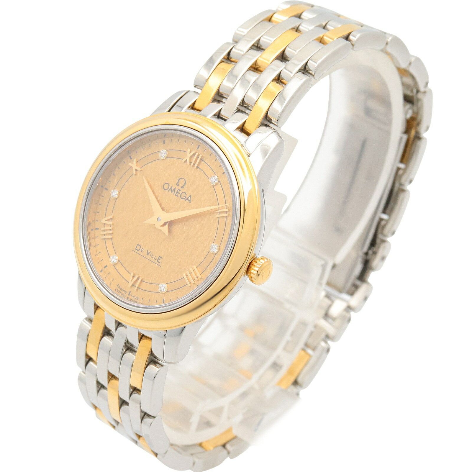 Omega Omega OMEGA De Ville Prestige Au750 Stainless Steel Diamond Precious Metal Quartz 424.20.27.60.58.004 DUTY FREE for USA Size ONE SIZE - 2 Thumbnail