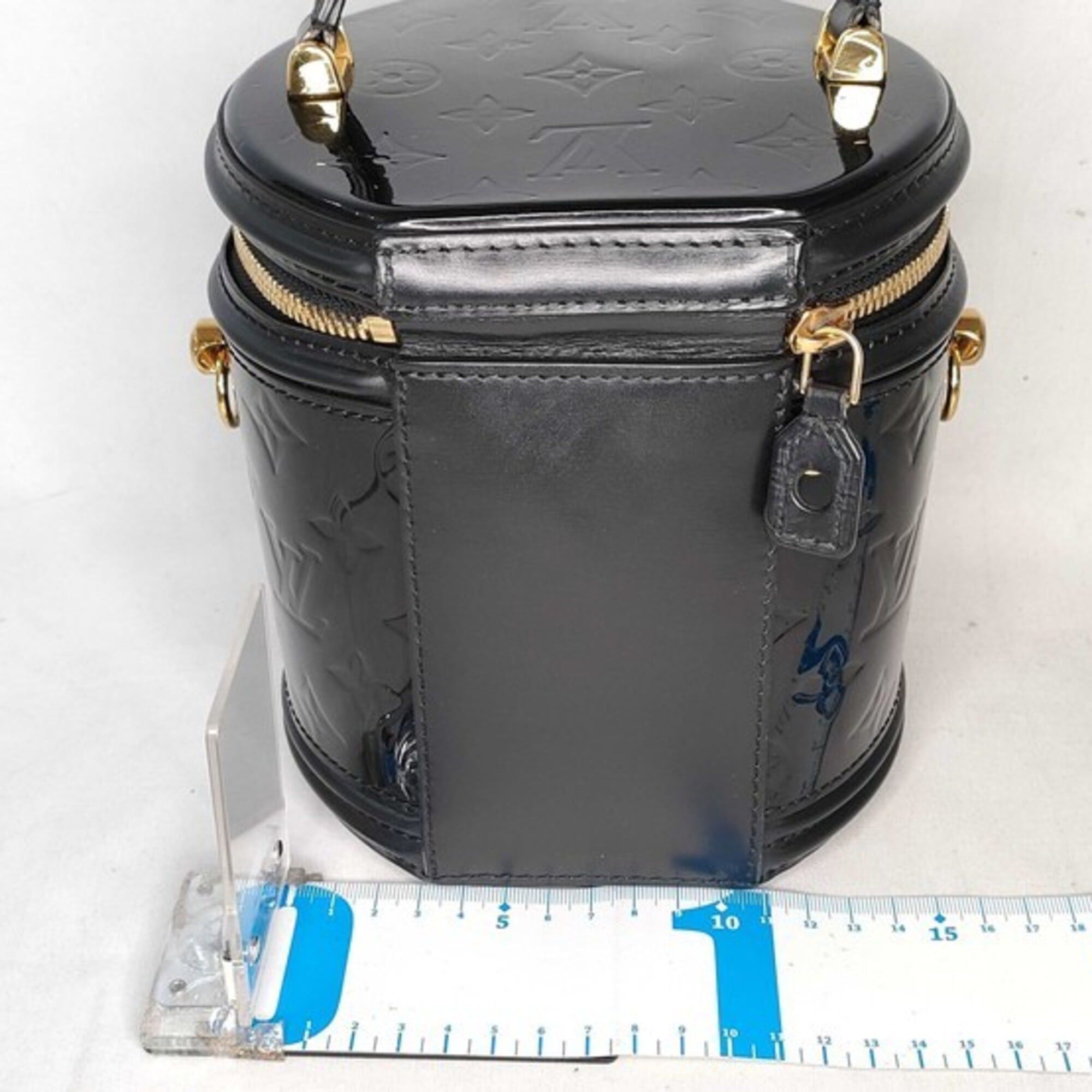 Louis Vuitton Louis Vuitton Vanity Bag Monogram Vernis Cannes PM M53997 Black Women's Handbag Shoulder Size ONE SIZE - 2 Thumbnail