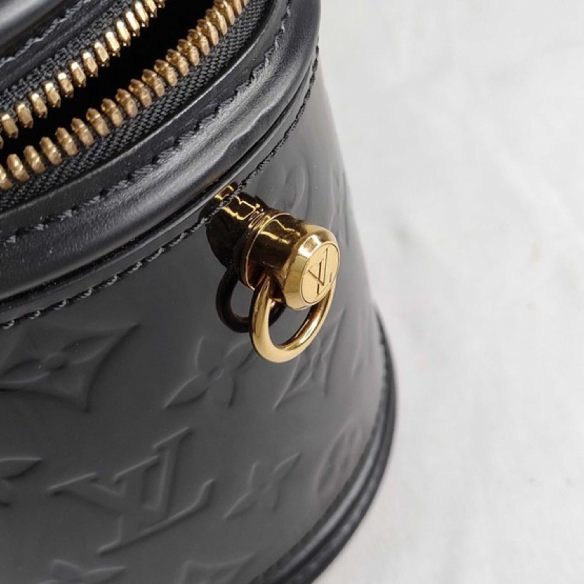 Louis Vuitton Louis Vuitton Vanity Bag Monogram Vernis Cannes PM M53997 Black Women's Handbag Shoulder Size ONE SIZE - 6 Thumbnail