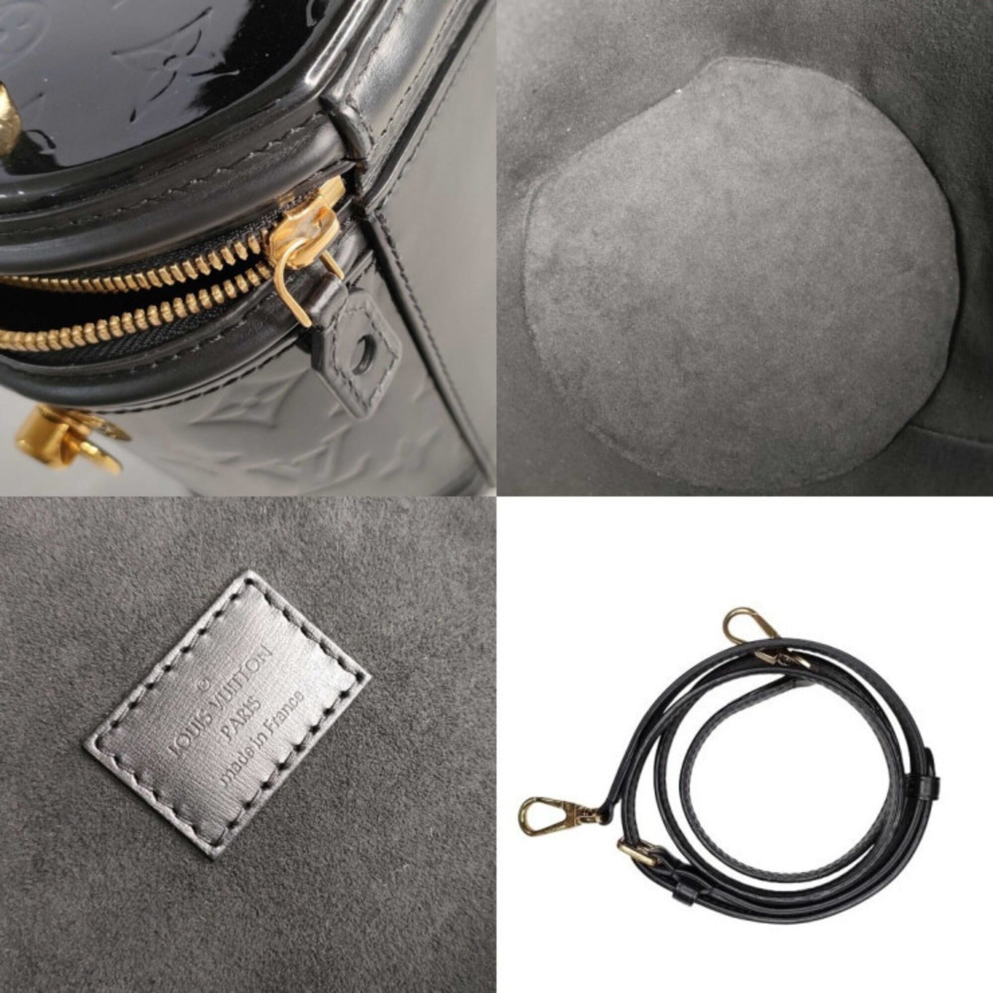 Louis Vuitton Louis Vuitton Vanity Bag Monogram Vernis Cannes PM M53997 Black Women's Handbag Shoulder Size ONE SIZE - 10 Thumbnail