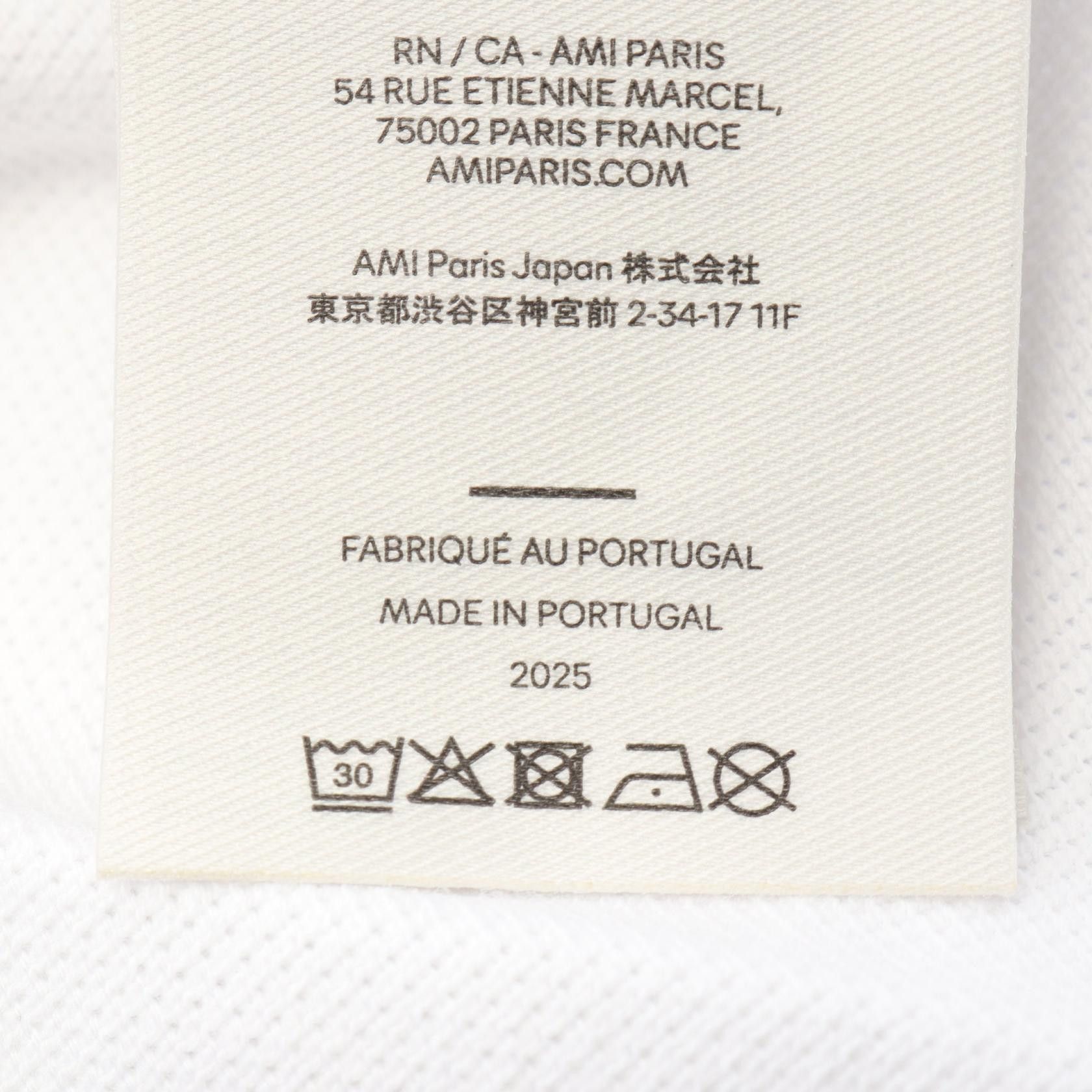 AMI Ami AMI Logo Cotton Polo Shirt Textile Tops UPL001.760100S DUTY FREE for USA Size ONE SIZE - 5 Thumbnail