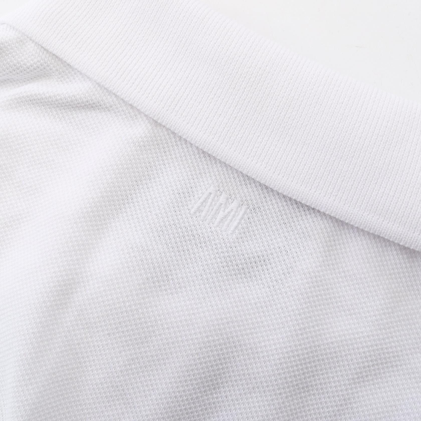 AMI Ami AMI Logo Cotton Polo Shirt Textile Tops UPL001.760100S DUTY FREE for USA Size ONE SIZE - 7 Thumbnail