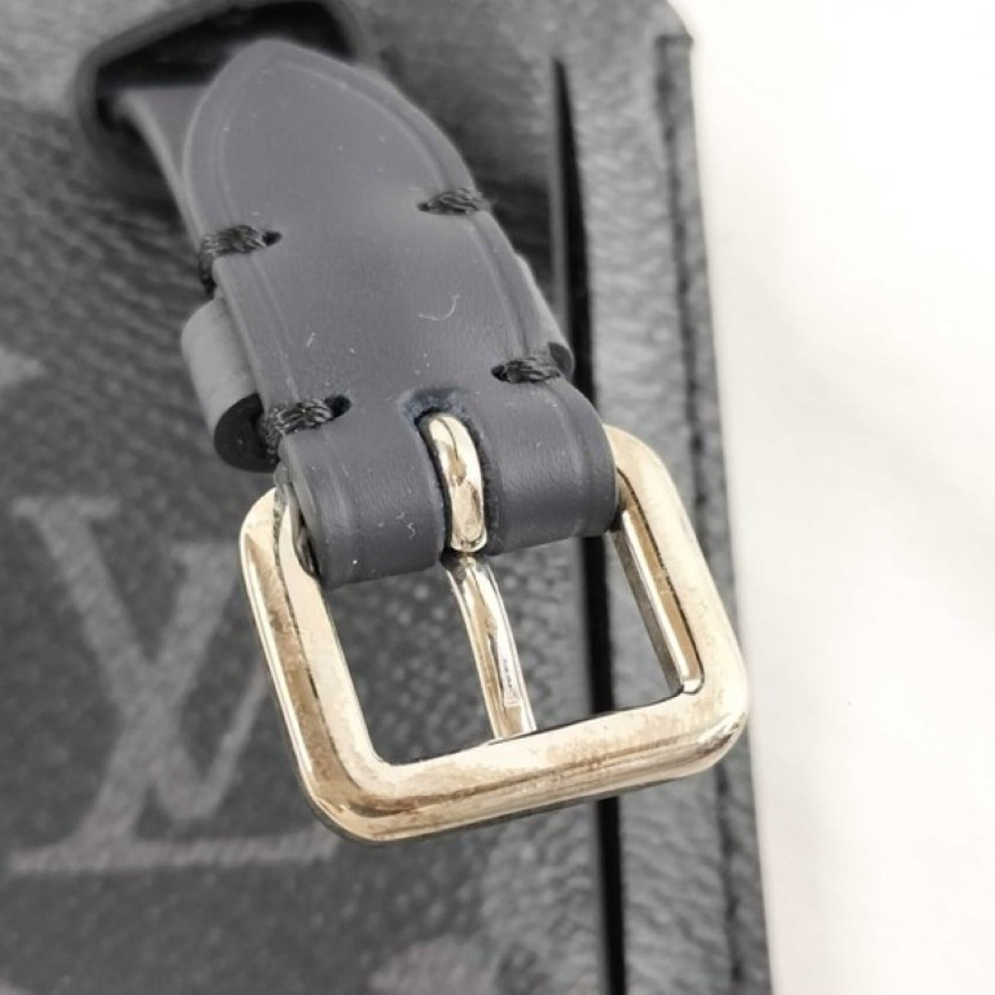 Louis Vuitton Louis Vuitton Name Tag Porte Adresse Black Monogram Eclipse Men's Size ONE SIZE - 8 Thumbnail