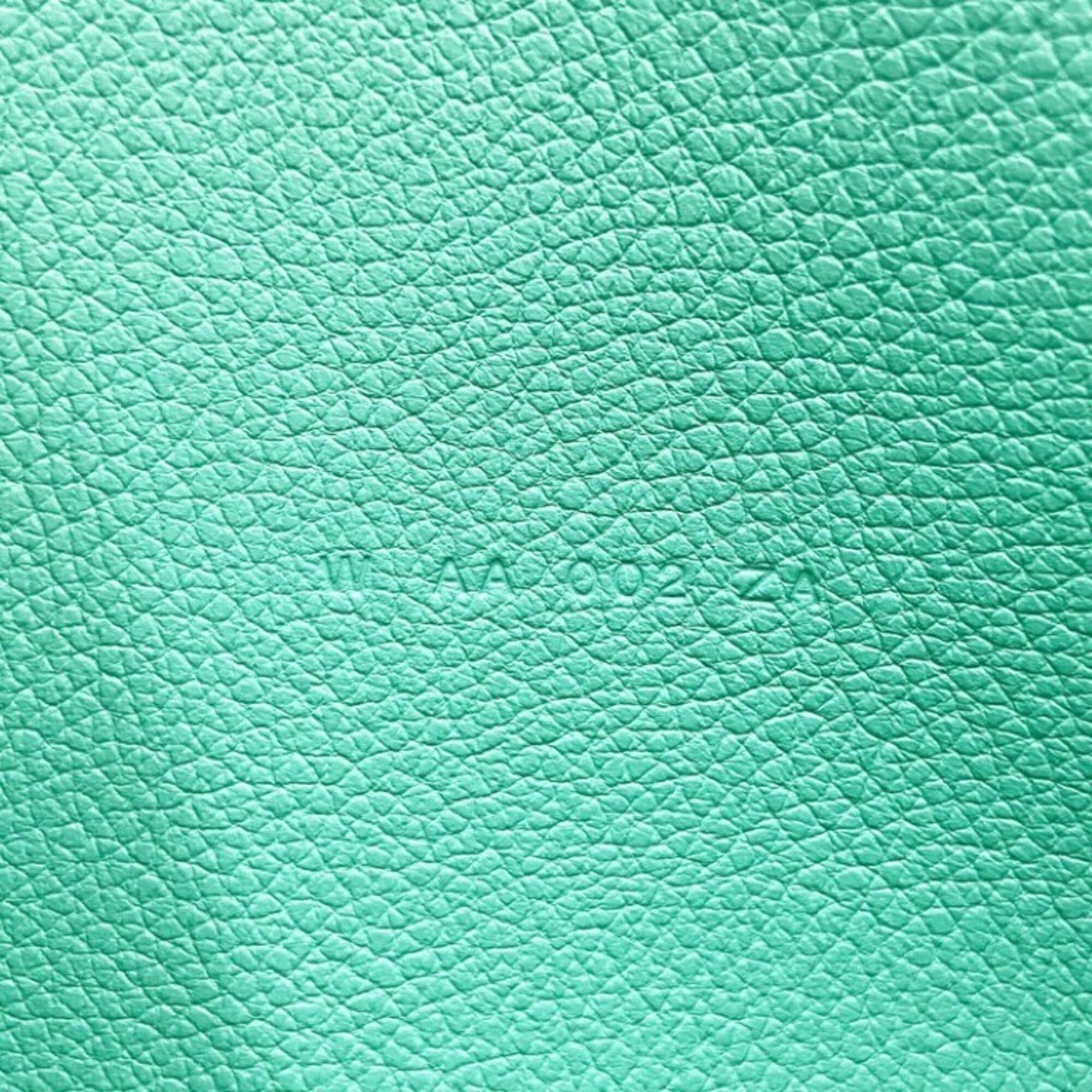 Hermes Hermes Long Wallet R.M.S Tutan Man Blue Green Evercolor Men's Women's Size ONE SIZE - 9 Thumbnail