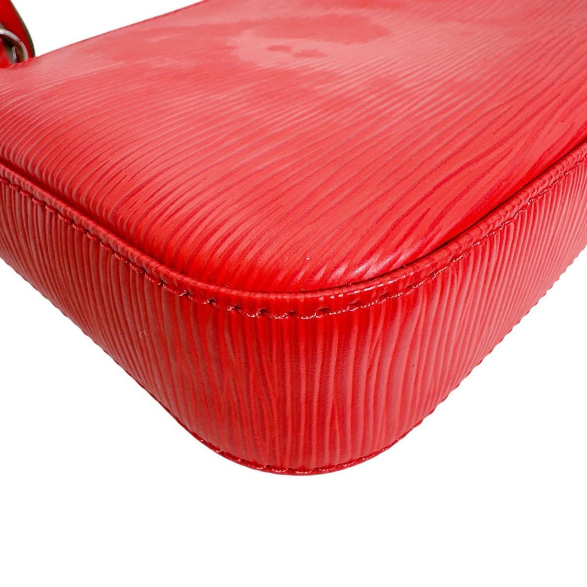 Louis Vuitton Louis Vuitton Pouch Pochette Accessoires Epi Leather M41157 Bag Red Size ONE SIZE - 9 Thumbnail