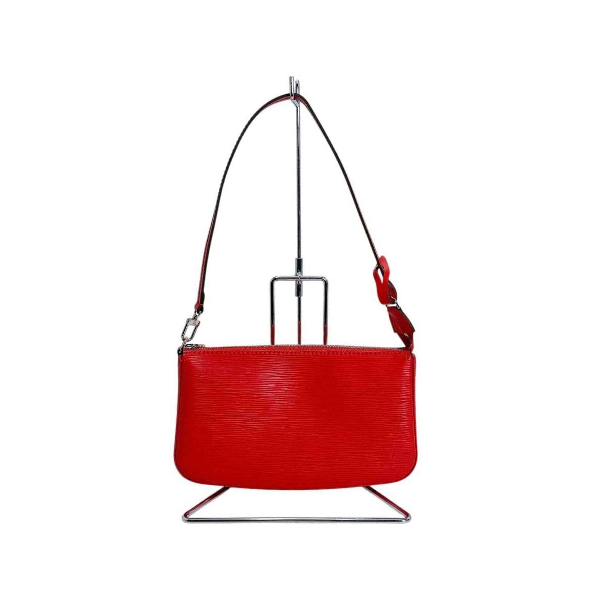 Louis Vuitton Louis Vuitton Pouch Pochette Accessoires Epi Leather M41157 Bag Red Size ONE SIZE - 2 Thumbnail