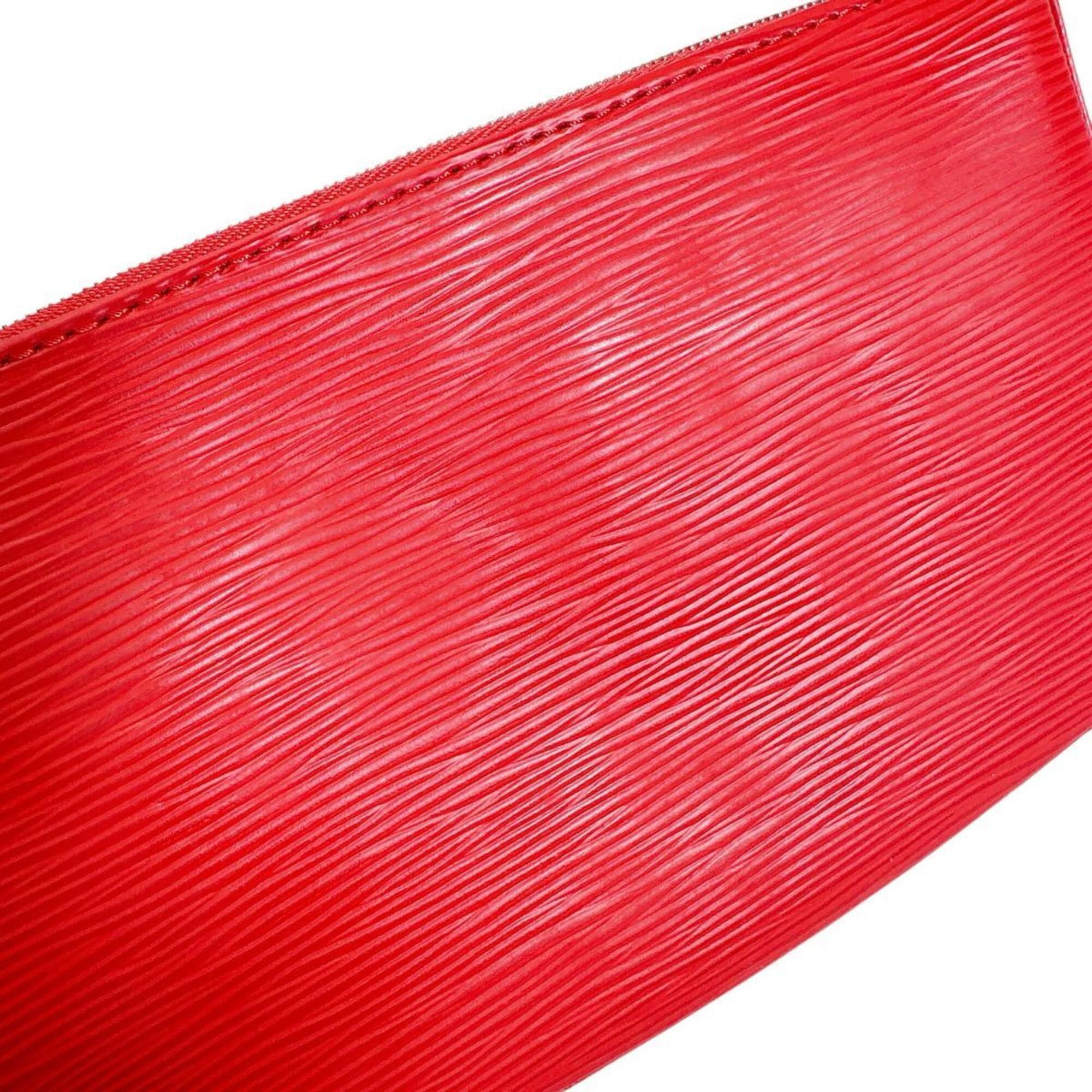 Louis Vuitton Louis Vuitton Pouch Pochette Accessoires Epi Leather M41157 Bag Red Size ONE SIZE - 11 Thumbnail