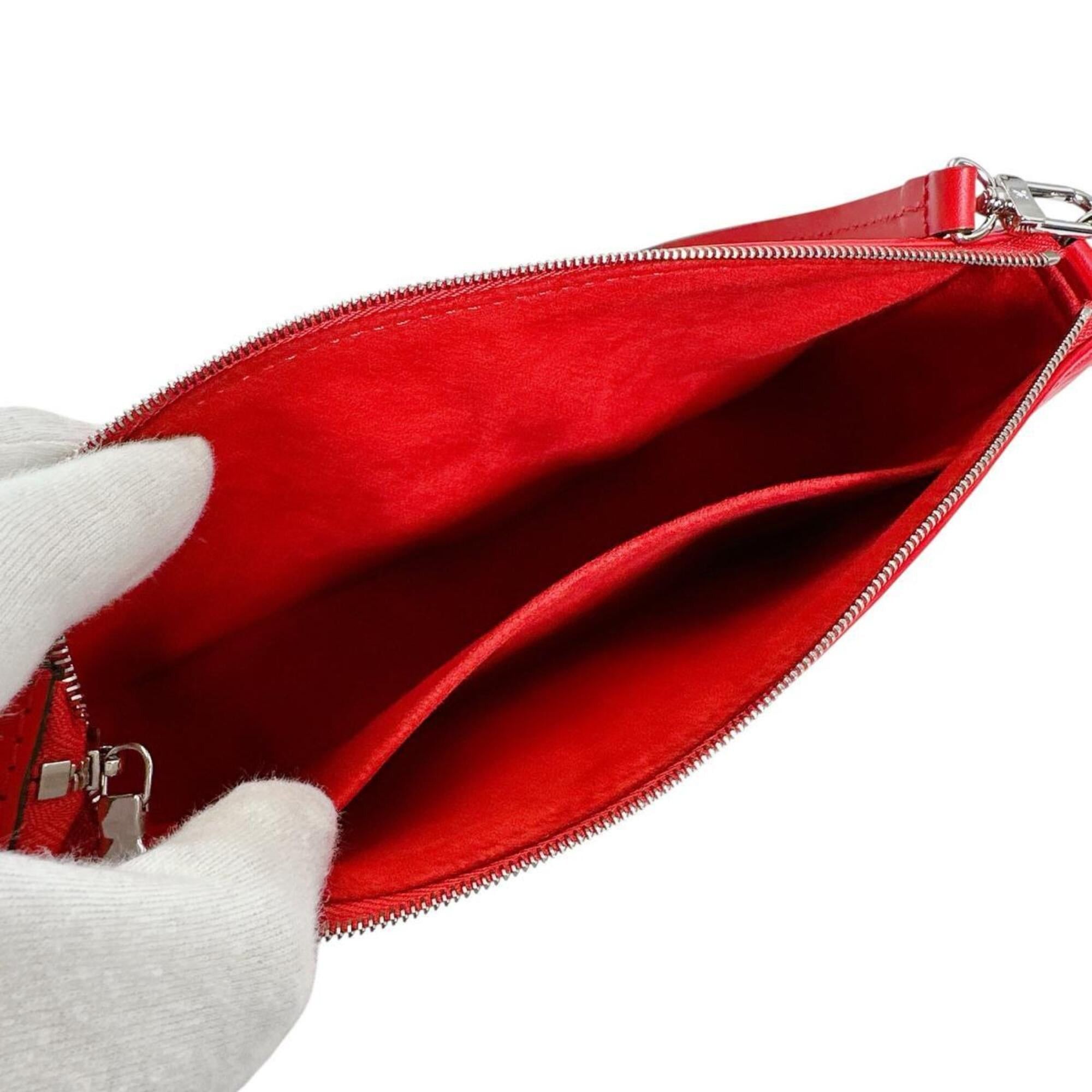 Louis Vuitton Louis Vuitton Pouch Pochette Accessoires Epi Leather M41157 Bag Red Size ONE SIZE - 12 Thumbnail