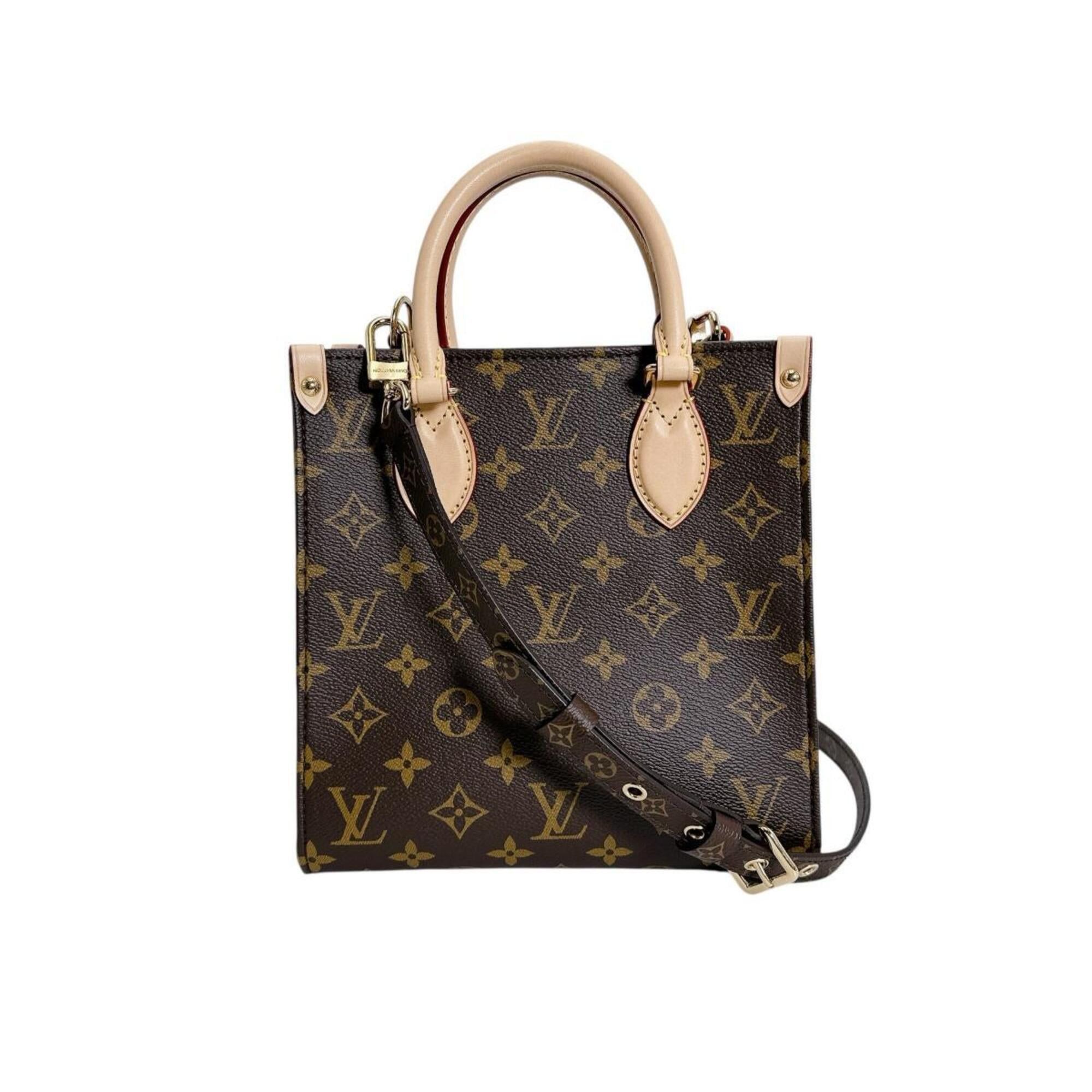 Louis Vuitton Louis Vuitton Handbag Sac Plat BB Monogram Canvas M46265 Brown Size ONE SIZE - 2 Thumbnail
