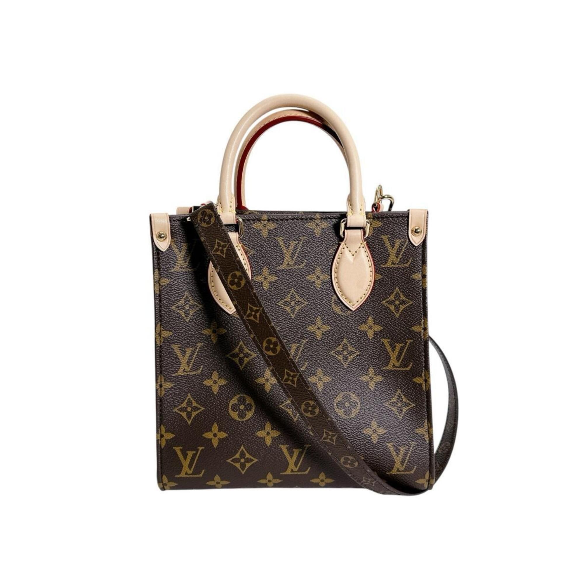 Louis Vuitton Louis Vuitton Handbag Sac Plat BB Monogram Canvas M46265 Brown Size ONE SIZE - 3 Thumbnail