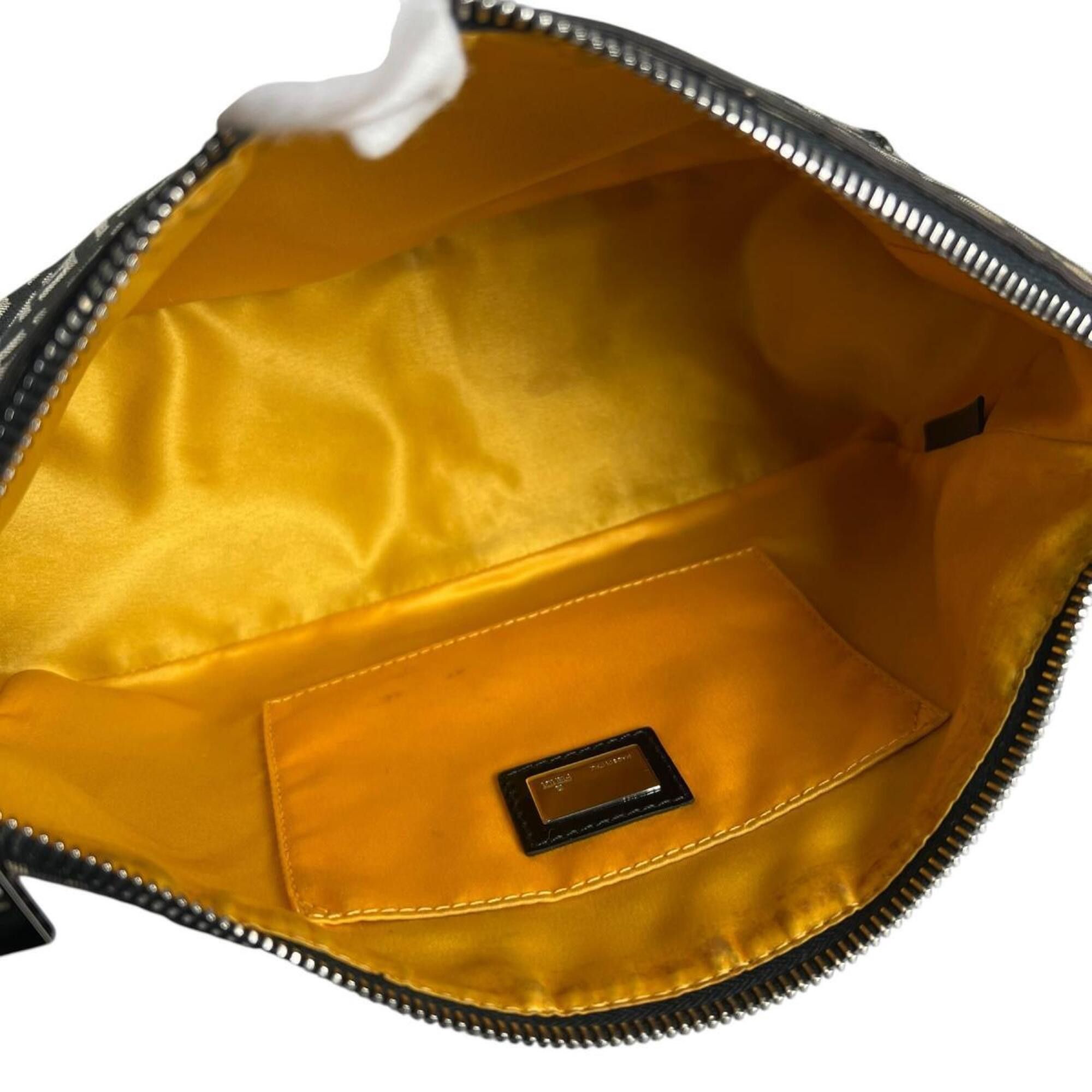 Fendi Fendi Zucchino Nylon Shoulder Bag, Gray (8BR042) Size ONE SIZE - 12 Thumbnail
