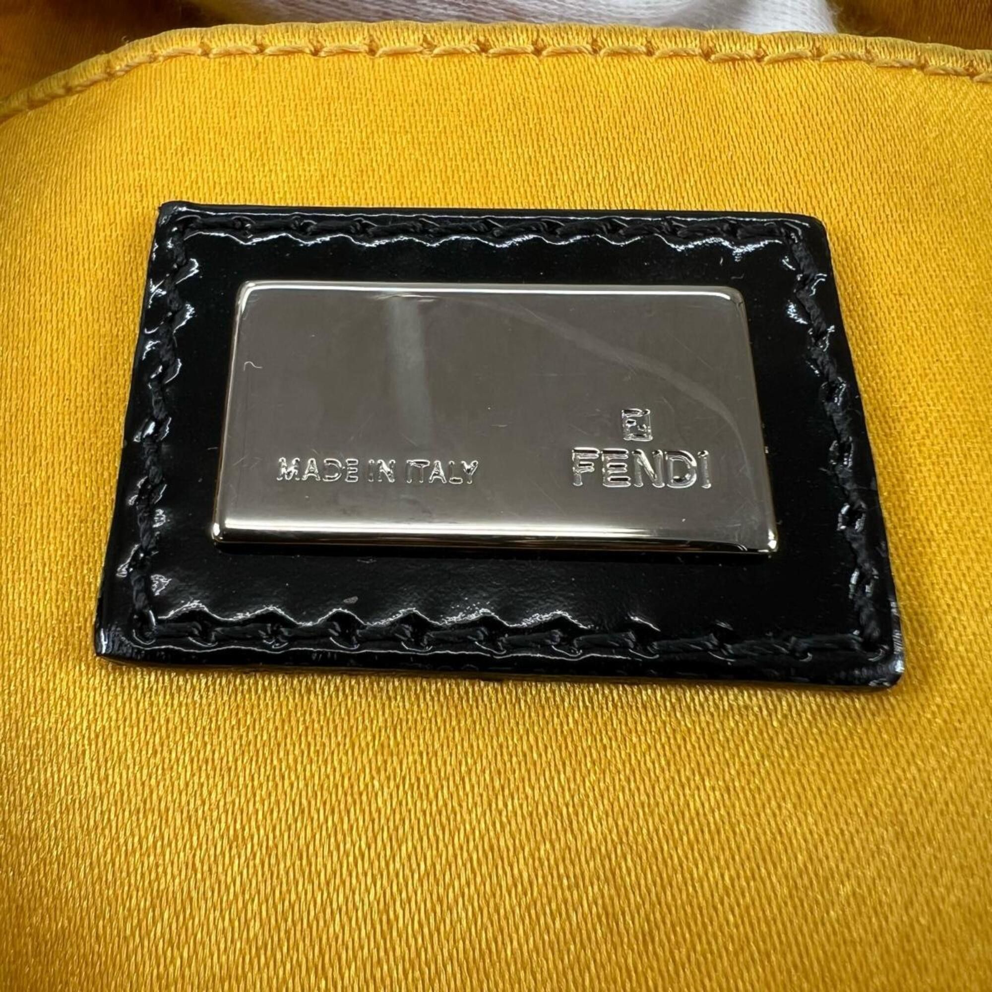 Fendi Fendi Zucchino Nylon Shoulder Bag, Gray (8BR042) Size ONE SIZE - 11 Thumbnail
