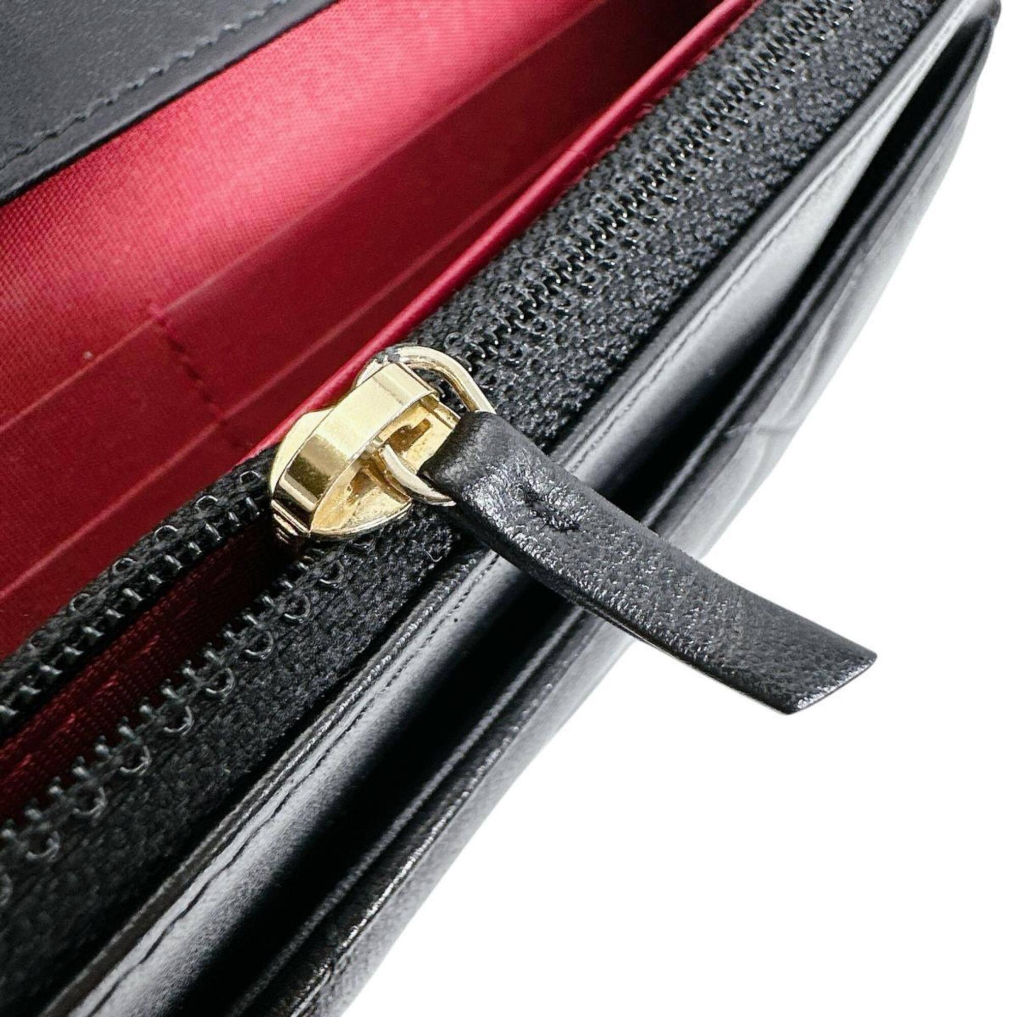 Chanel Chanel Shoulder Bag Chain Wallet Long CHANEL19 Lambskin Black Size ONE SIZE - 14 Thumbnail