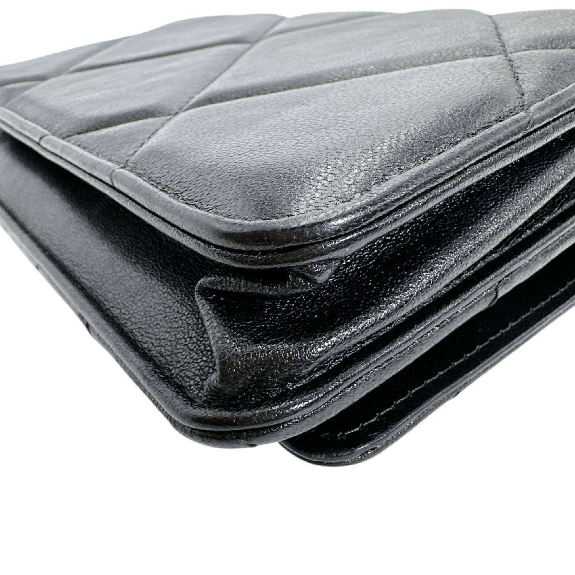 Chanel Chanel Shoulder Bag Chain Wallet Long CHANEL19 Lambskin Black Size ONE SIZE - 8 Thumbnail