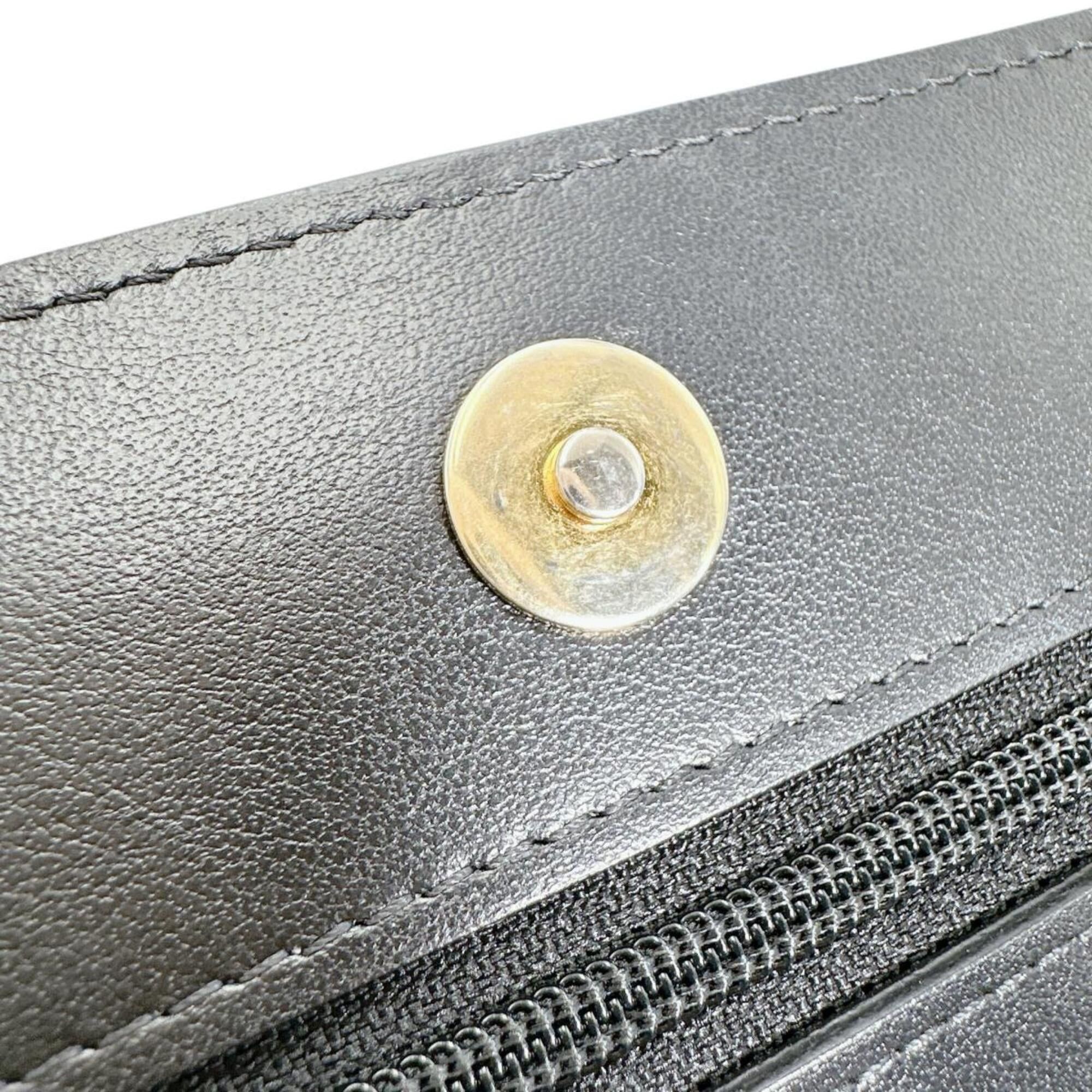 Chanel Chanel Shoulder Bag Chain Wallet Long CHANEL19 Lambskin Black Size ONE SIZE - 10 Thumbnail