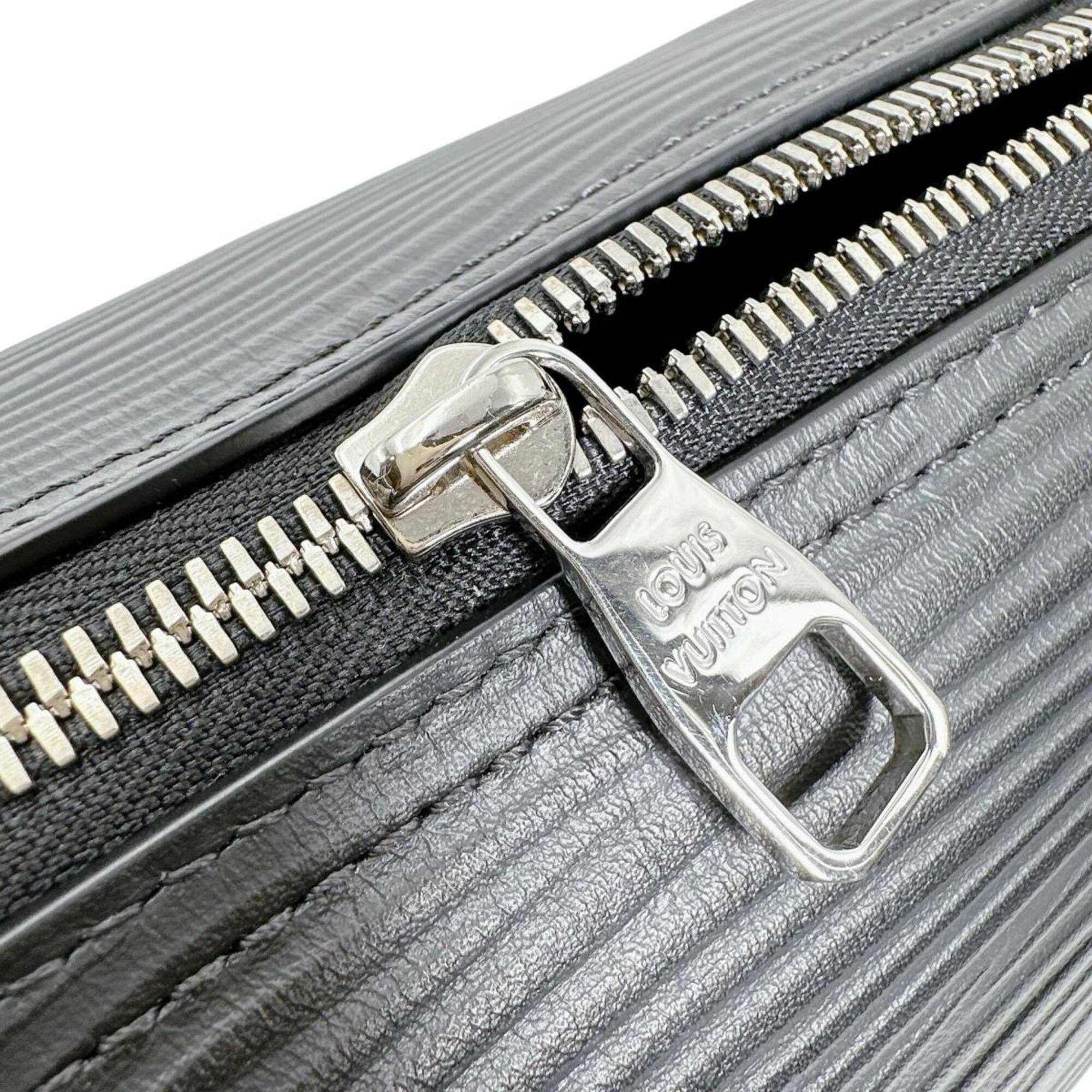 Louis Vuitton Louis Vuitton Soft Polochon PM Epi Leather Handbag, M24324, Black Size ONE SIZE - 11 Thumbnail