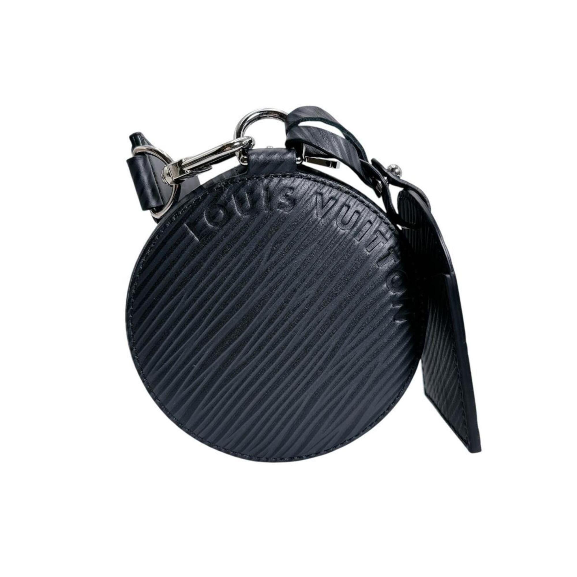 Louis Vuitton Louis Vuitton Soft Polochon PM Epi Leather Handbag, M24324, Black Size ONE SIZE - 4 Thumbnail