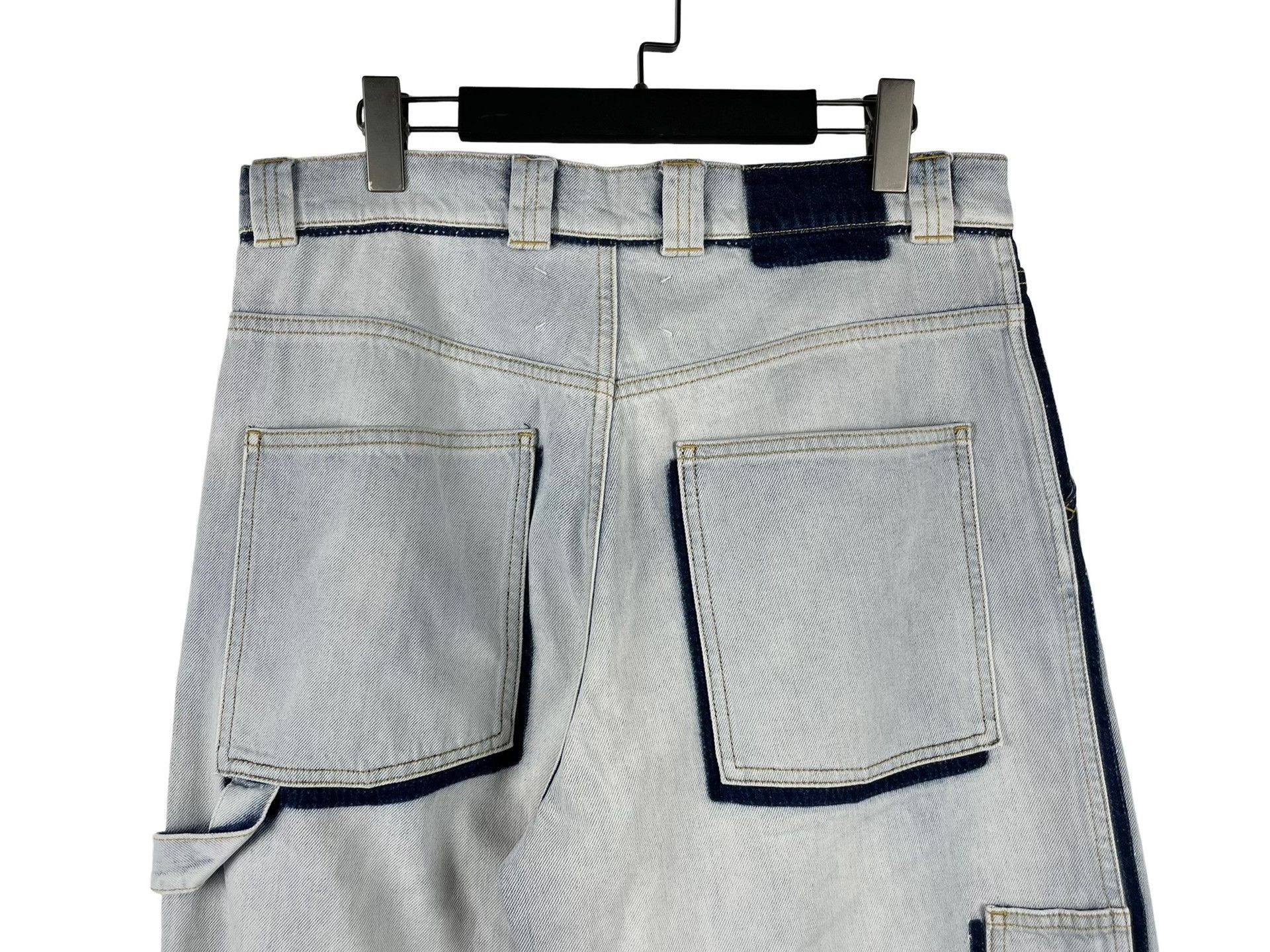Maison Margiela Maison Margiela Washed Denim Wide-Leg Pants Size US 31 - 5 Thumbnail