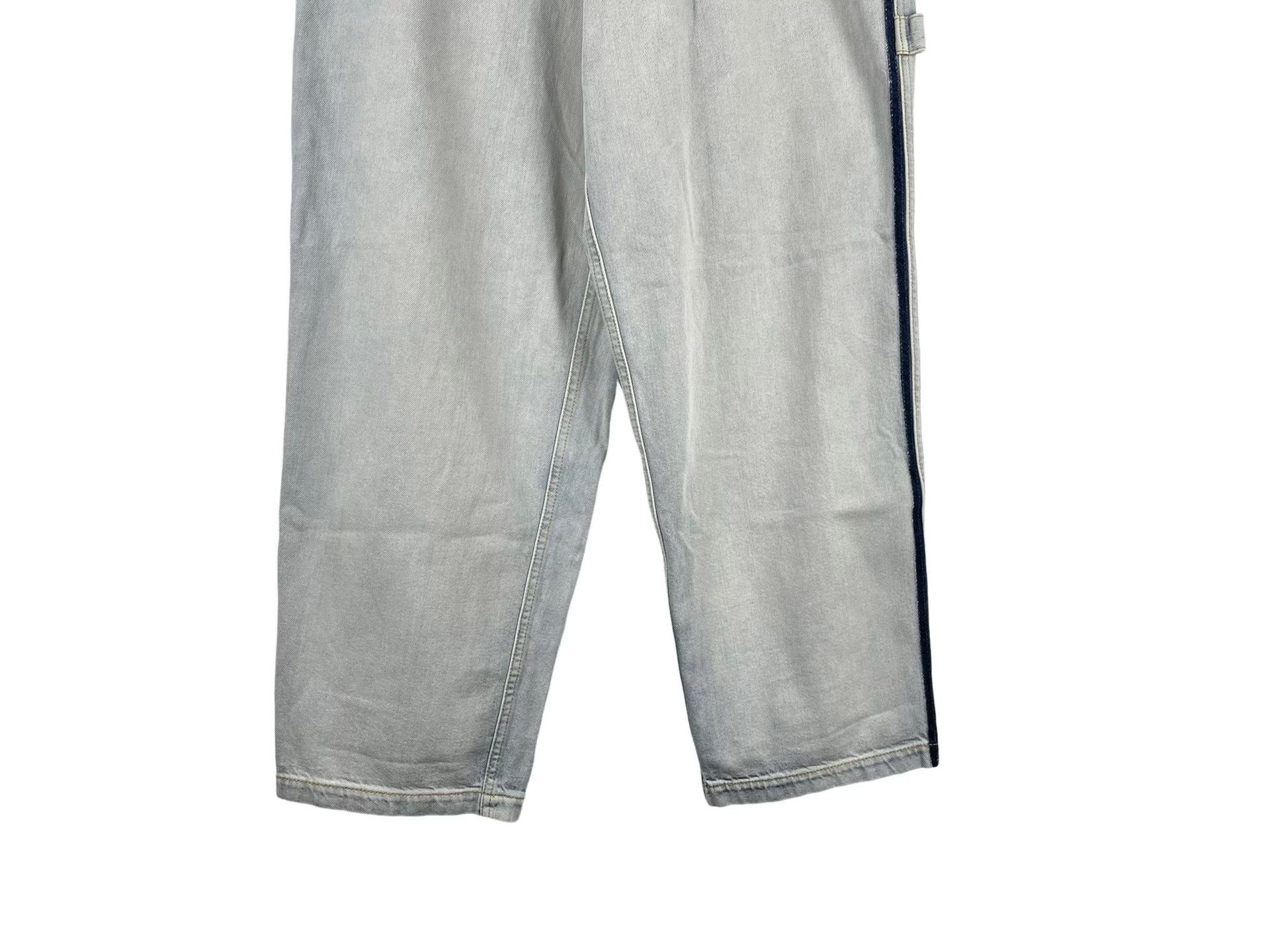 Maison Margiela Maison Margiela Washed Denim Wide-Leg Pants Size US 31 - 4 Thumbnail
