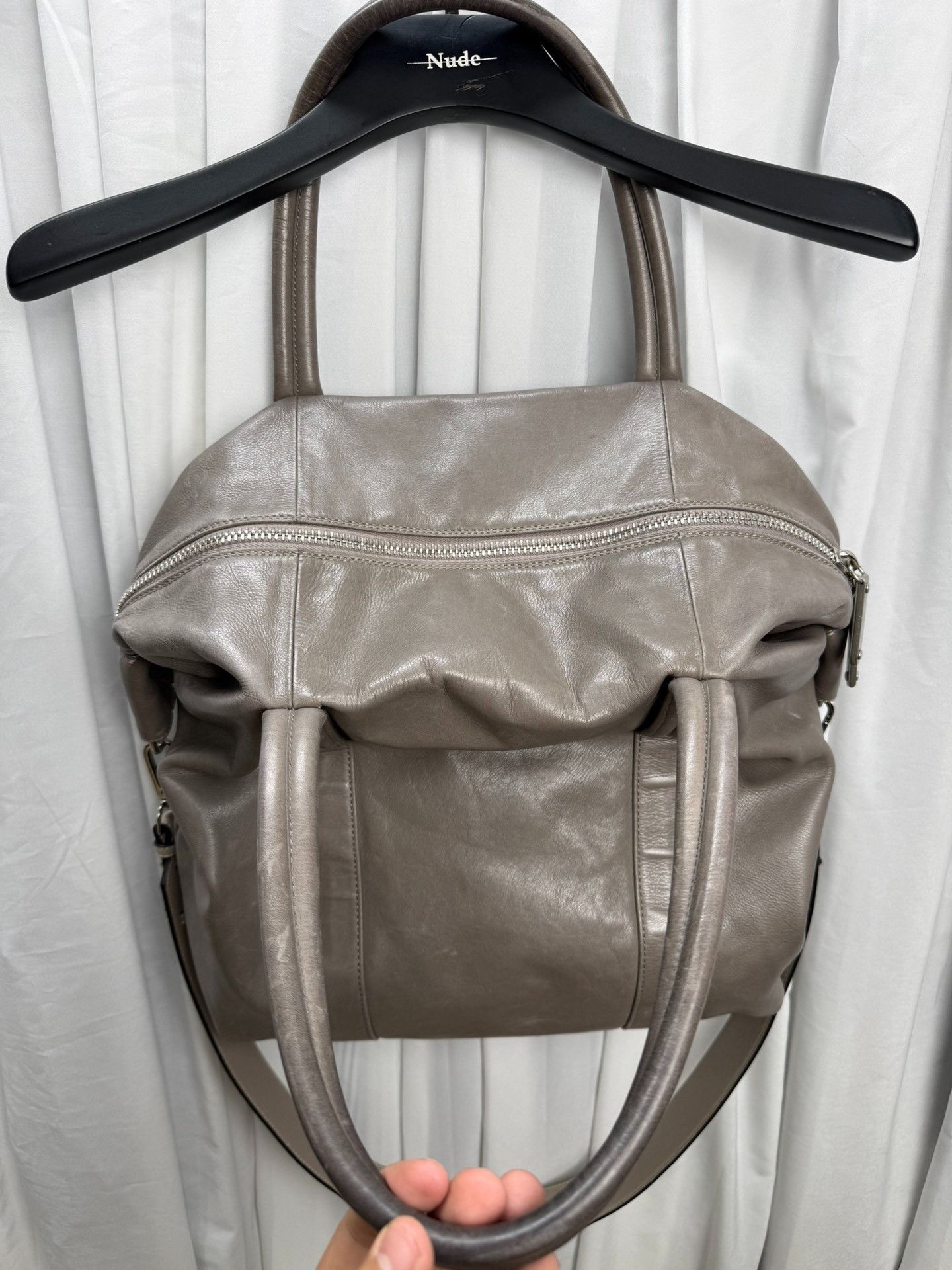 Maison Margiela Maison Margiela Gray Boston Bag Size ONE SIZE - 5 Thumbnail