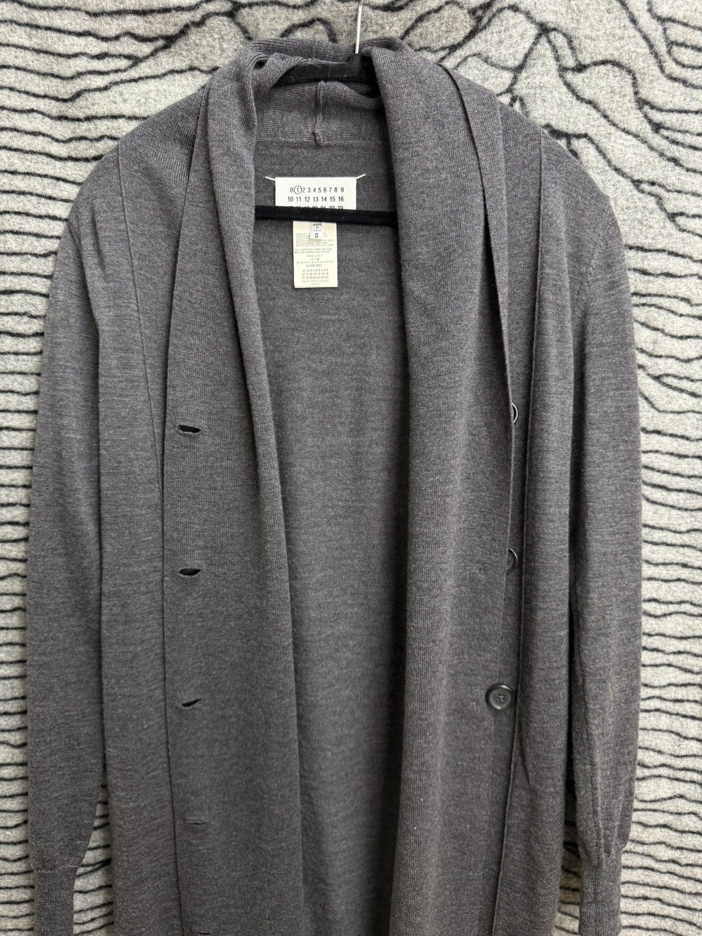 Maison Margiela Maison Margiela 11AW Double-Layer Wool Cardigan Size US S / EU 44-46 / 1 - 2 Thumbnail