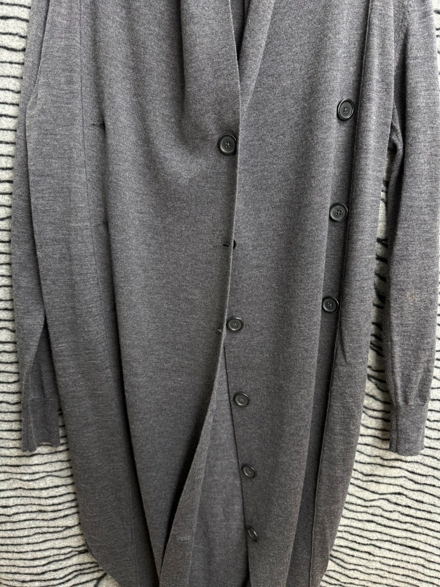 Maison Margiela Maison Margiela 11AW Double-Layer Wool Cardigan Size US S / EU 44-46 / 1 - 4 Thumbnail