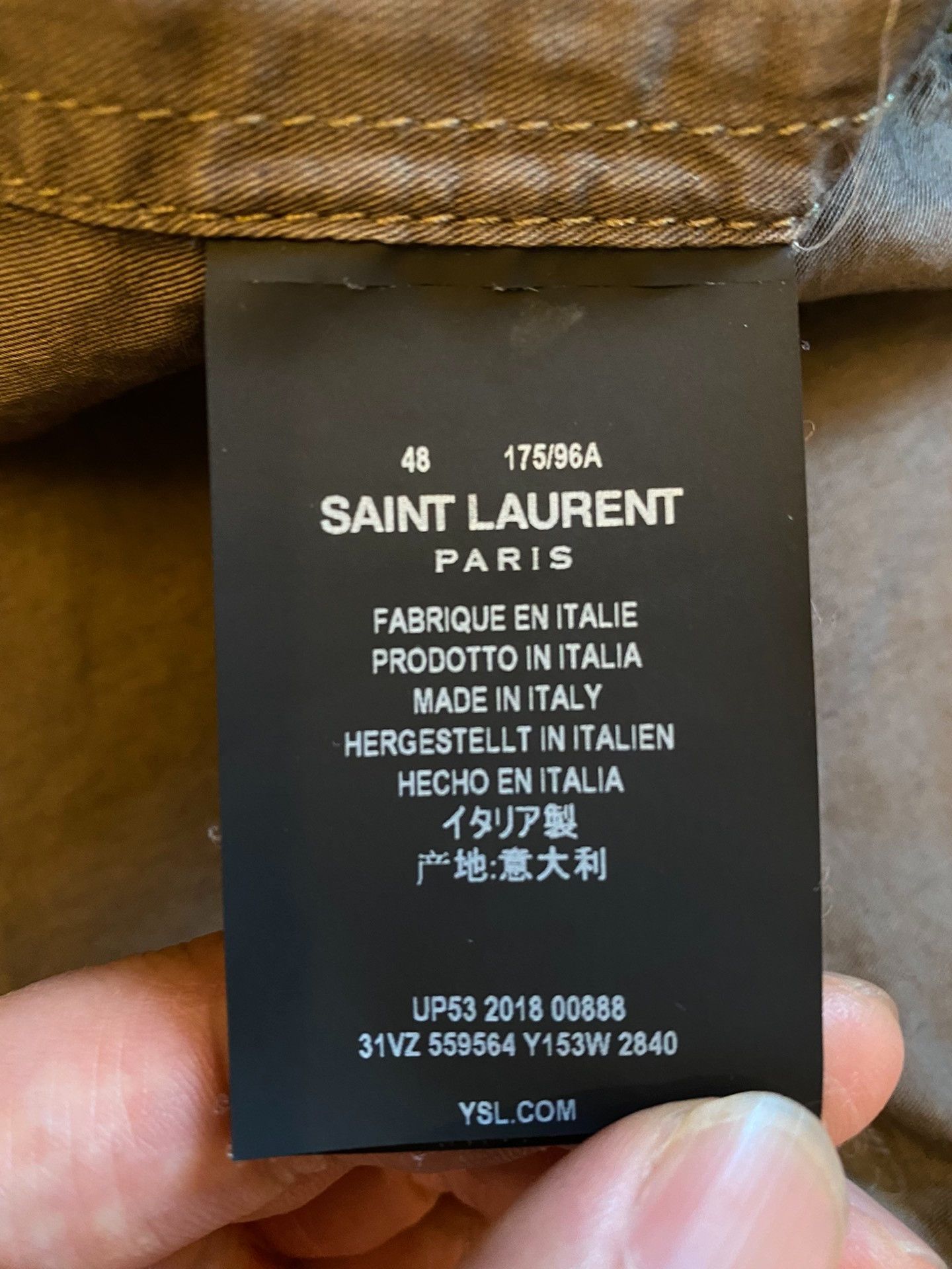 Saint Laurent Paris Saint Laurent Embroidered Frayed Linen Vest Size US M / EU 48-50 / 2 - 7 Thumbnail