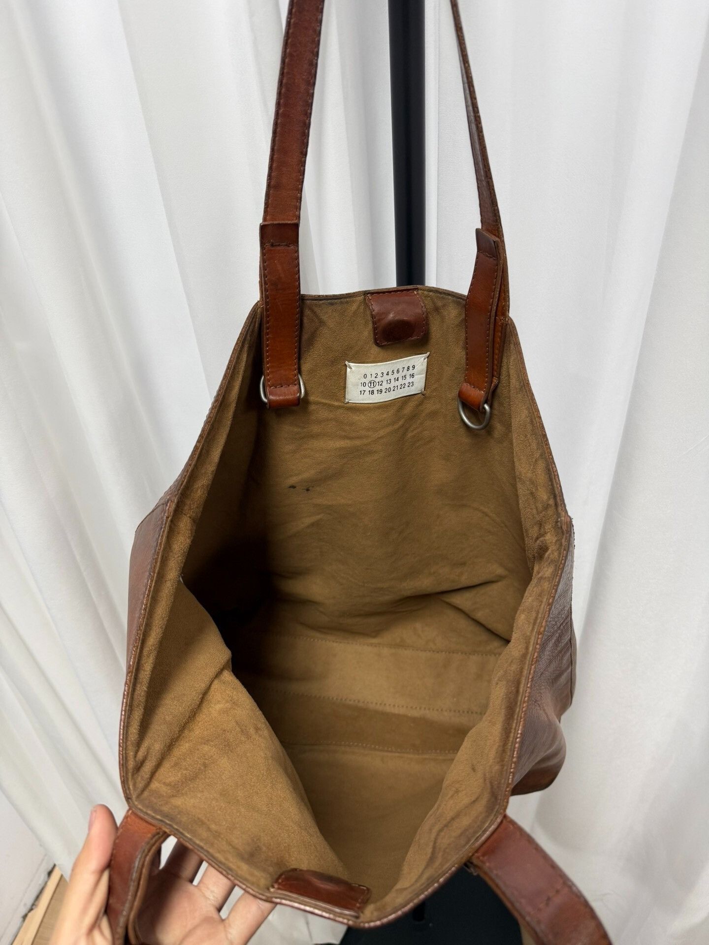 Maison Margiela Maison Margiela Leather Tote Bag Size ONE SIZE - 6 Thumbnail