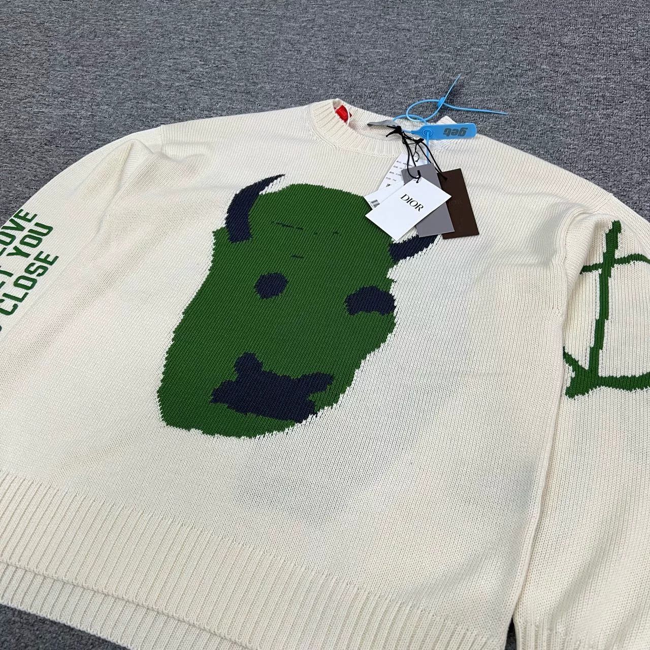 Dior Dior x Travis Scott Abstract Avatar Knit Sweater Size US M / EU 48-50 / 2 - 4 Thumbnail