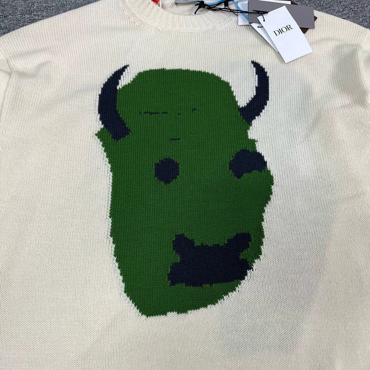 Dior Dior x Travis Scott Abstract Avatar Knit Sweater Size US M / EU 48-50 / 2 - 5 Thumbnail