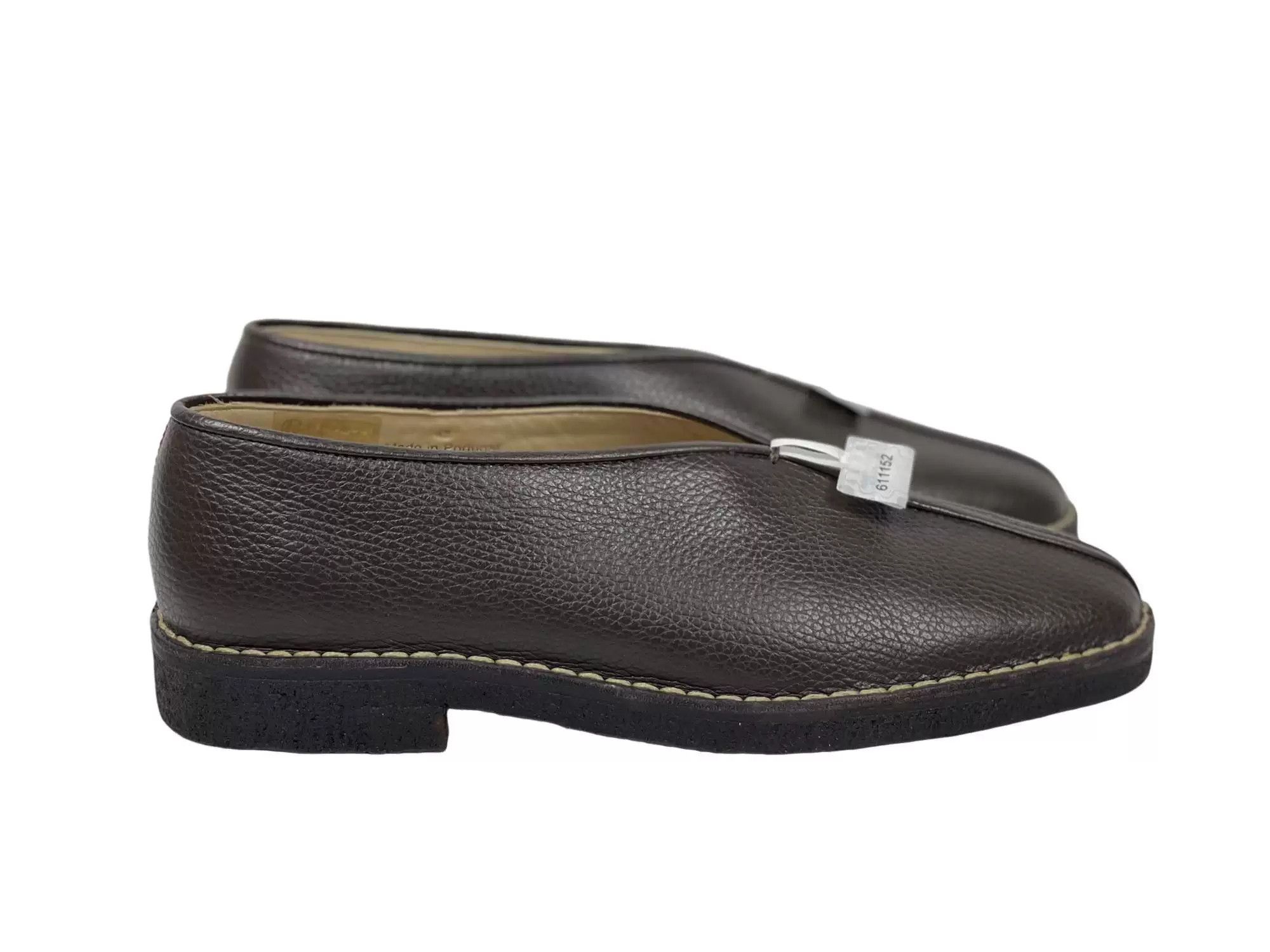 Lemaire Lemarie Brown Lychee-Pattern Monk Shoes Size US 9 / EU 42 - 3 Thumbnail