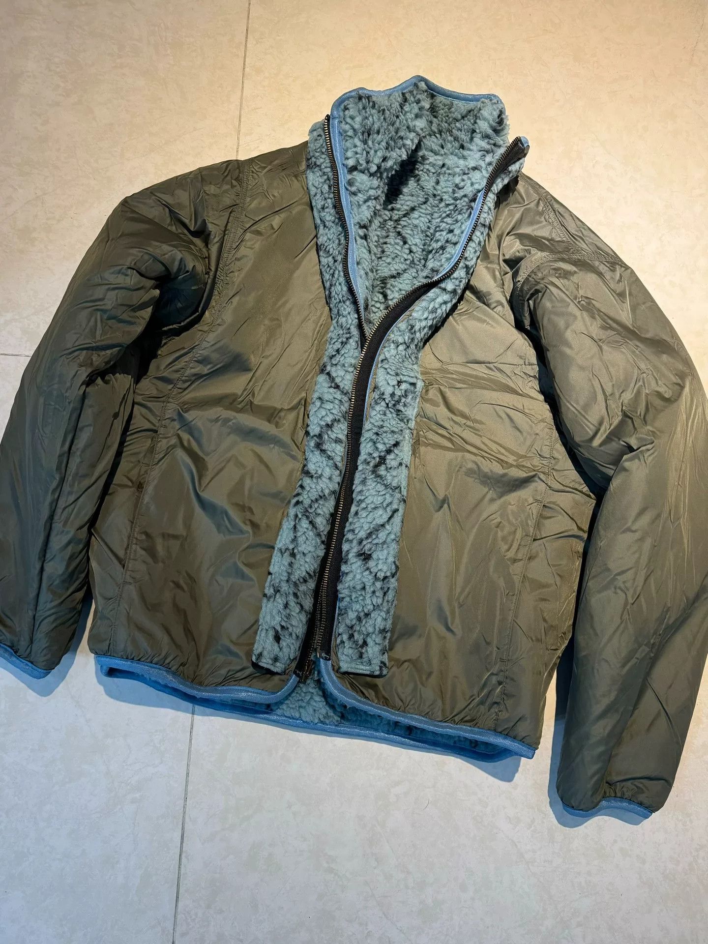 Kapital Kapital Diamond-Pattern High-Neck Fleece Jacket Size US XL / EU 56 / 4 - 2 Thumbnail