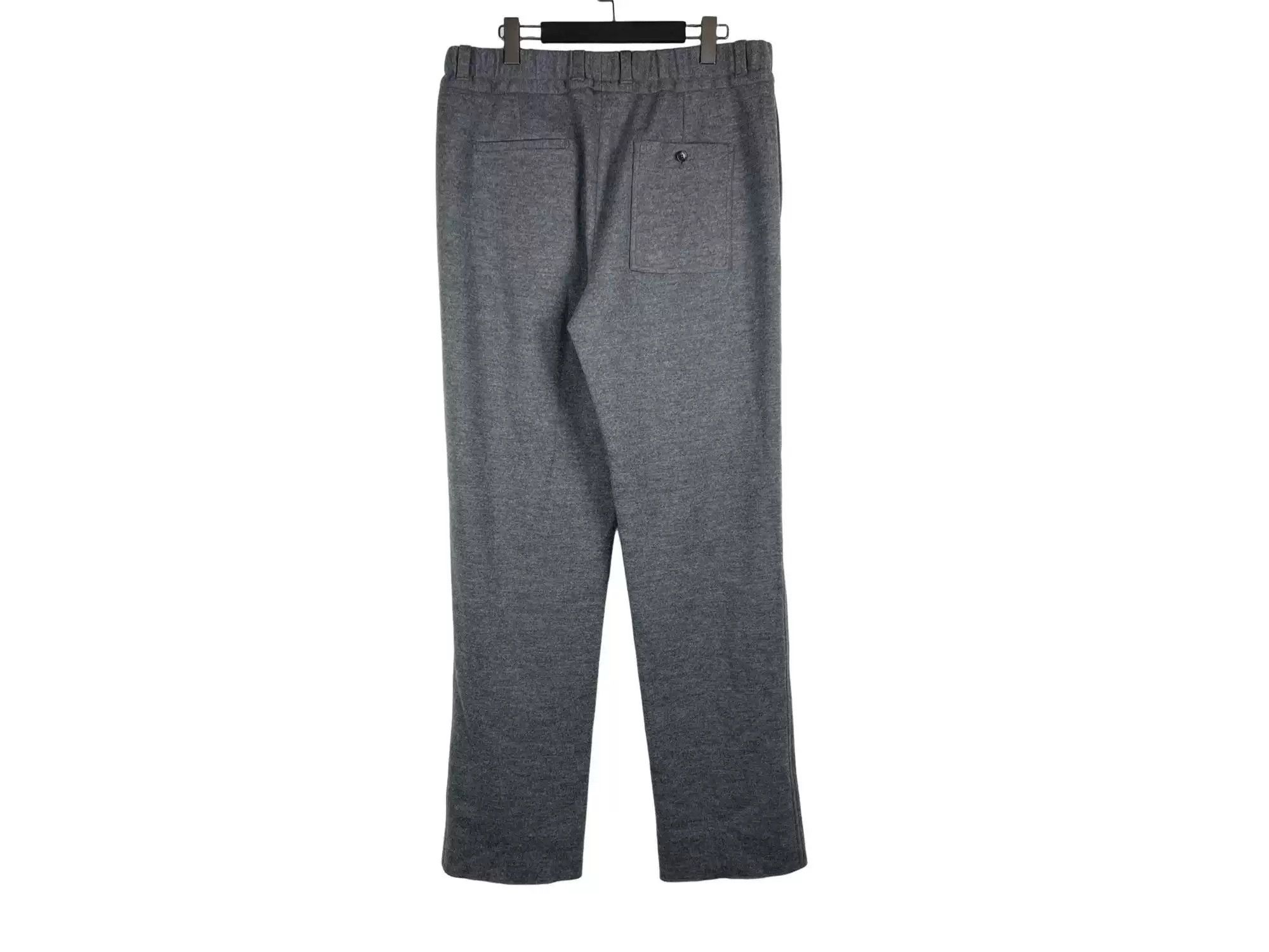 Lanvin LANVIN Gray Wool Straight-Leg Pants Size US 36 / EU 52 - 2 Thumbnail