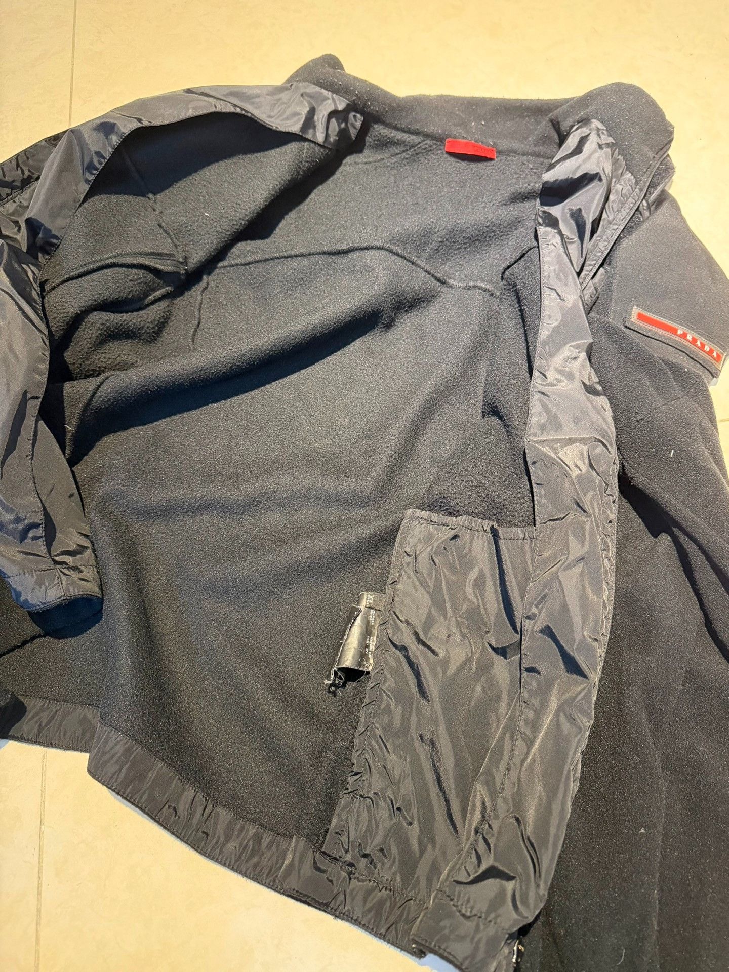 Prada Prada Black Sports Bomber Jacket Size US XL / EU 56 / 4 - 4 Thumbnail