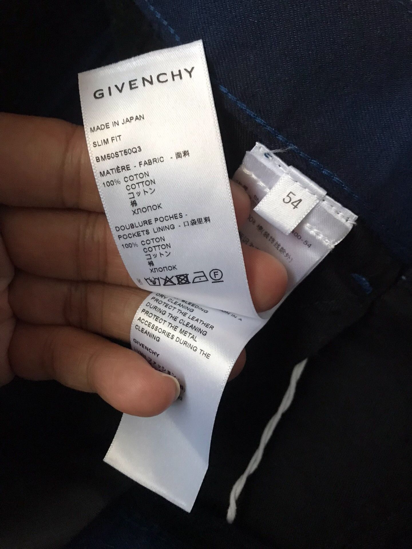 Givenchy Givenchy Blue Black Plaid Casual Pants Size US 36 / EU 52 - 6 Thumbnail