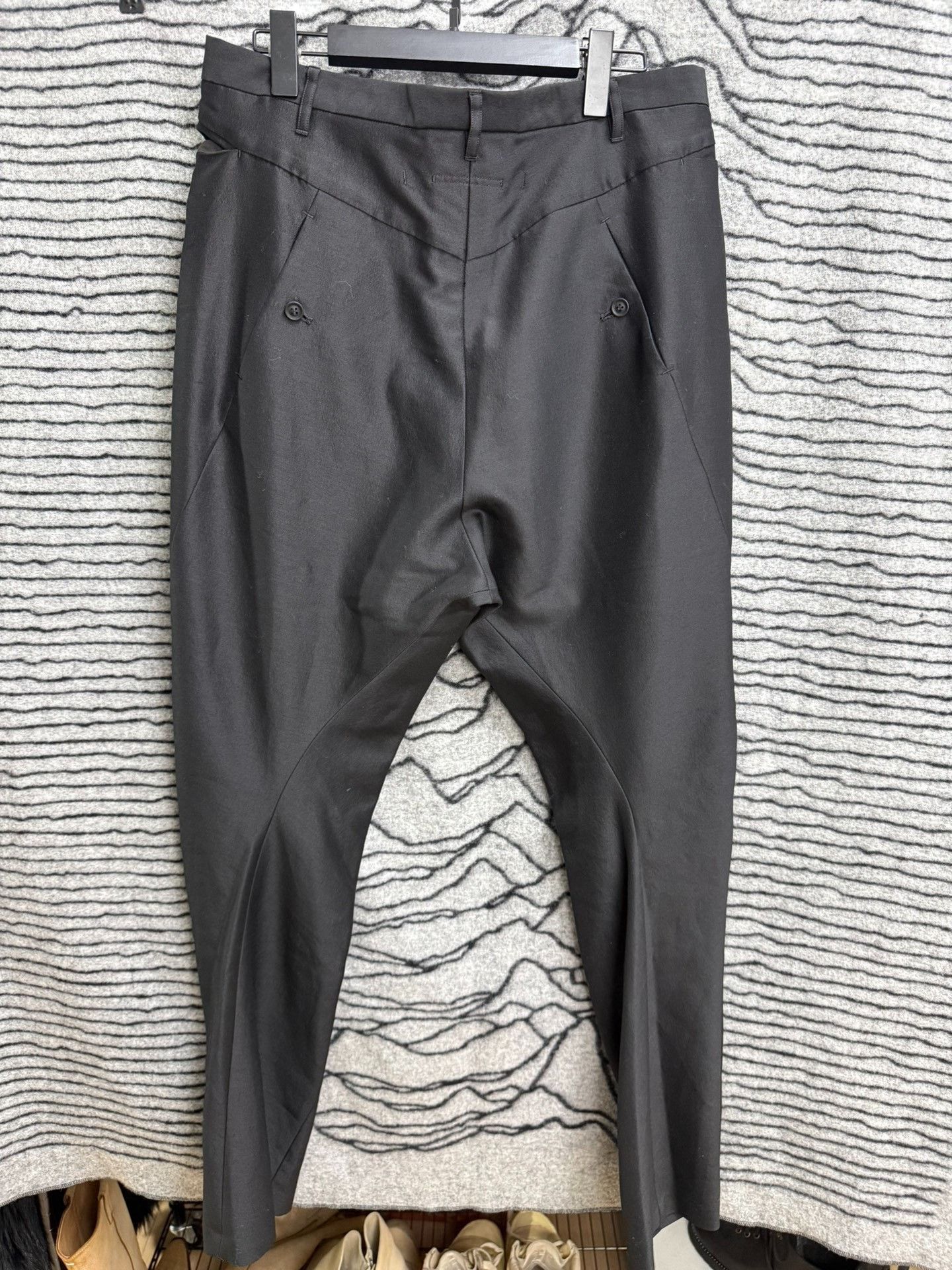 Julius Julius 14AW Deconstructed Silk Wool Trousers Size US 35 - 5 Thumbnail