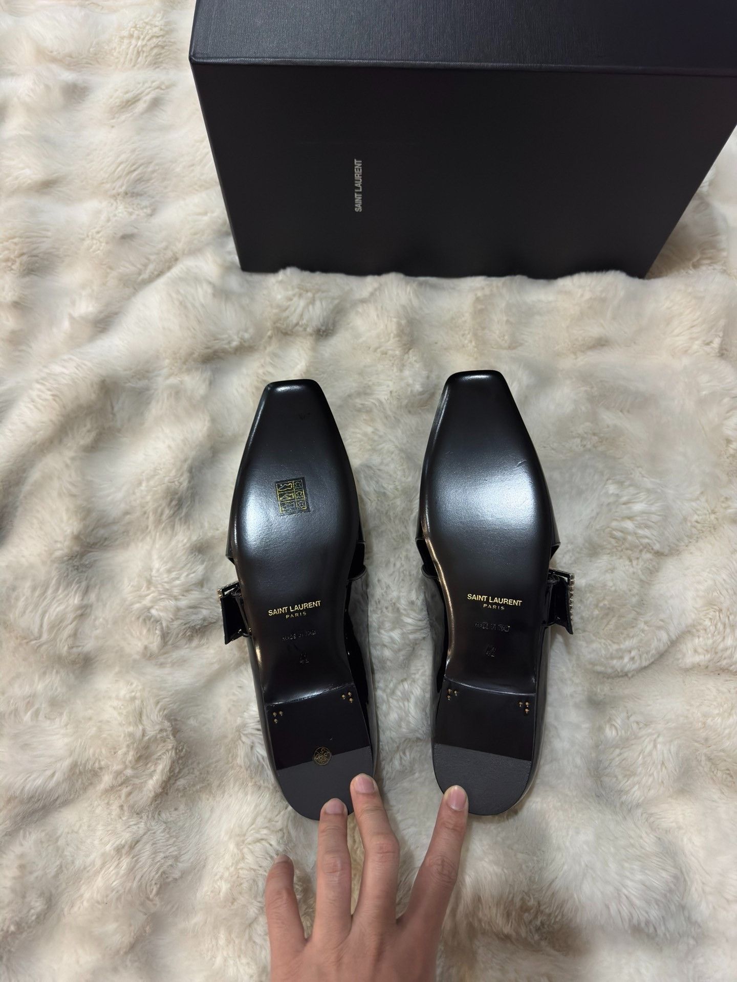 Saint Laurent Paris Saint Laurent SLP Square Buckle Loafers Size US 9 / EU 42 - 6 Thumbnail