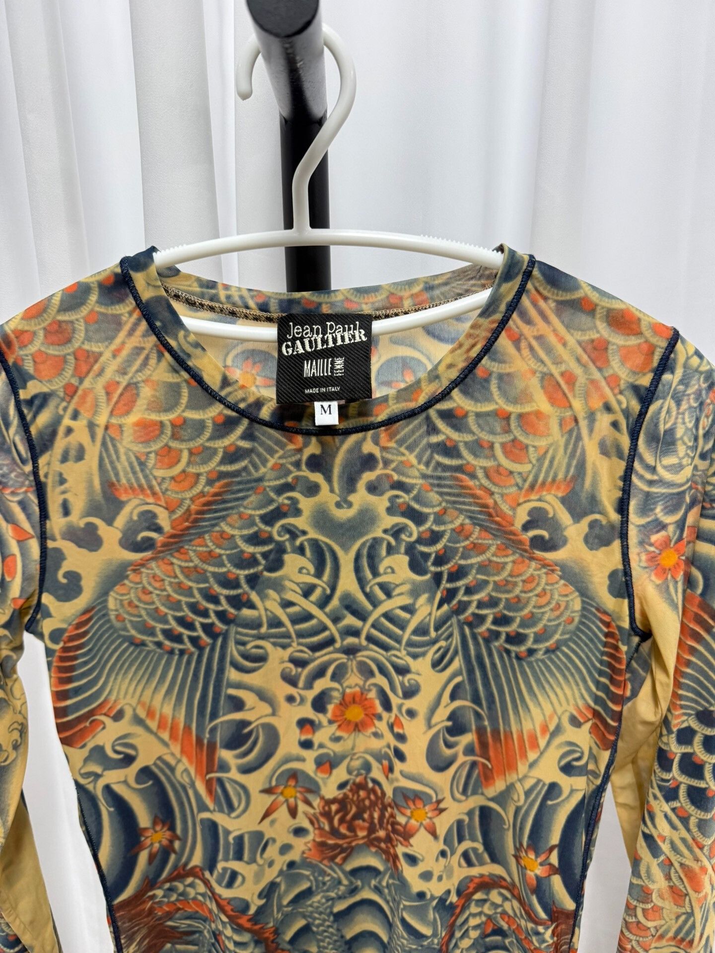 Jean Paul Gaultier Jean Paul Gaultier Dragon Tattoo Top Size US M / EU 48-50 / 2 - 4 Thumbnail