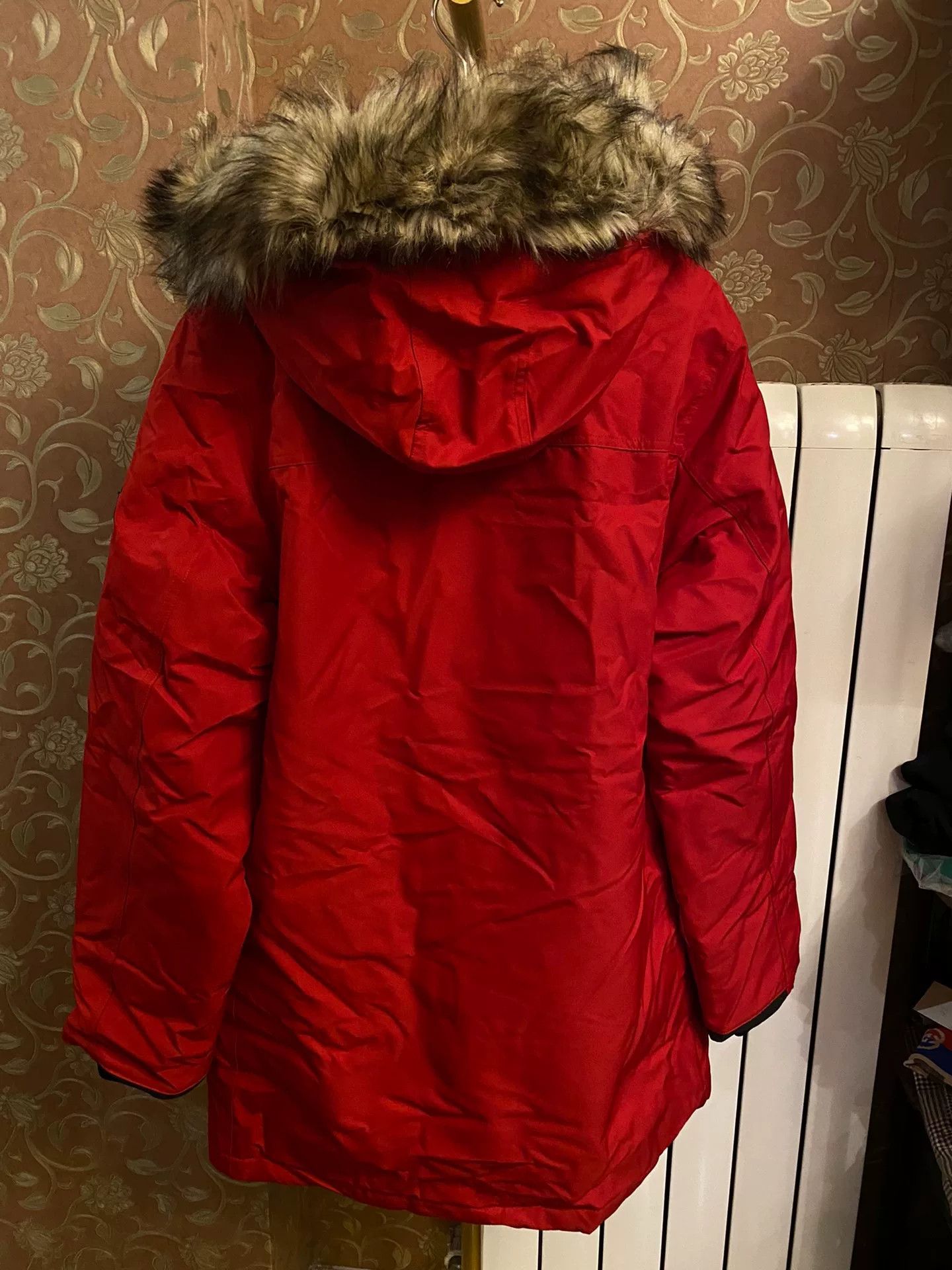 RRL Ralph Lauren RRL Red Fur-Lined Down Jacket Size US M / EU 48-50 / 2 - 3 Thumbnail