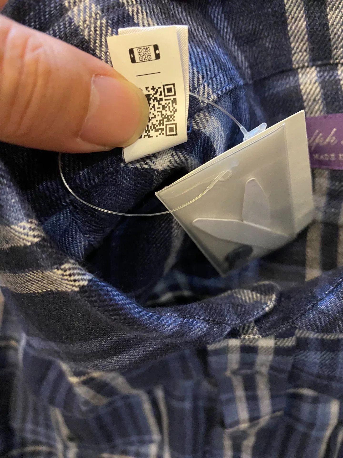 Ralph Lauren Purple Label Ralph Lauren Purple Label Linen Plaid Shirt Size US L / EU 52-54 / 3 - 7 Thumbnail