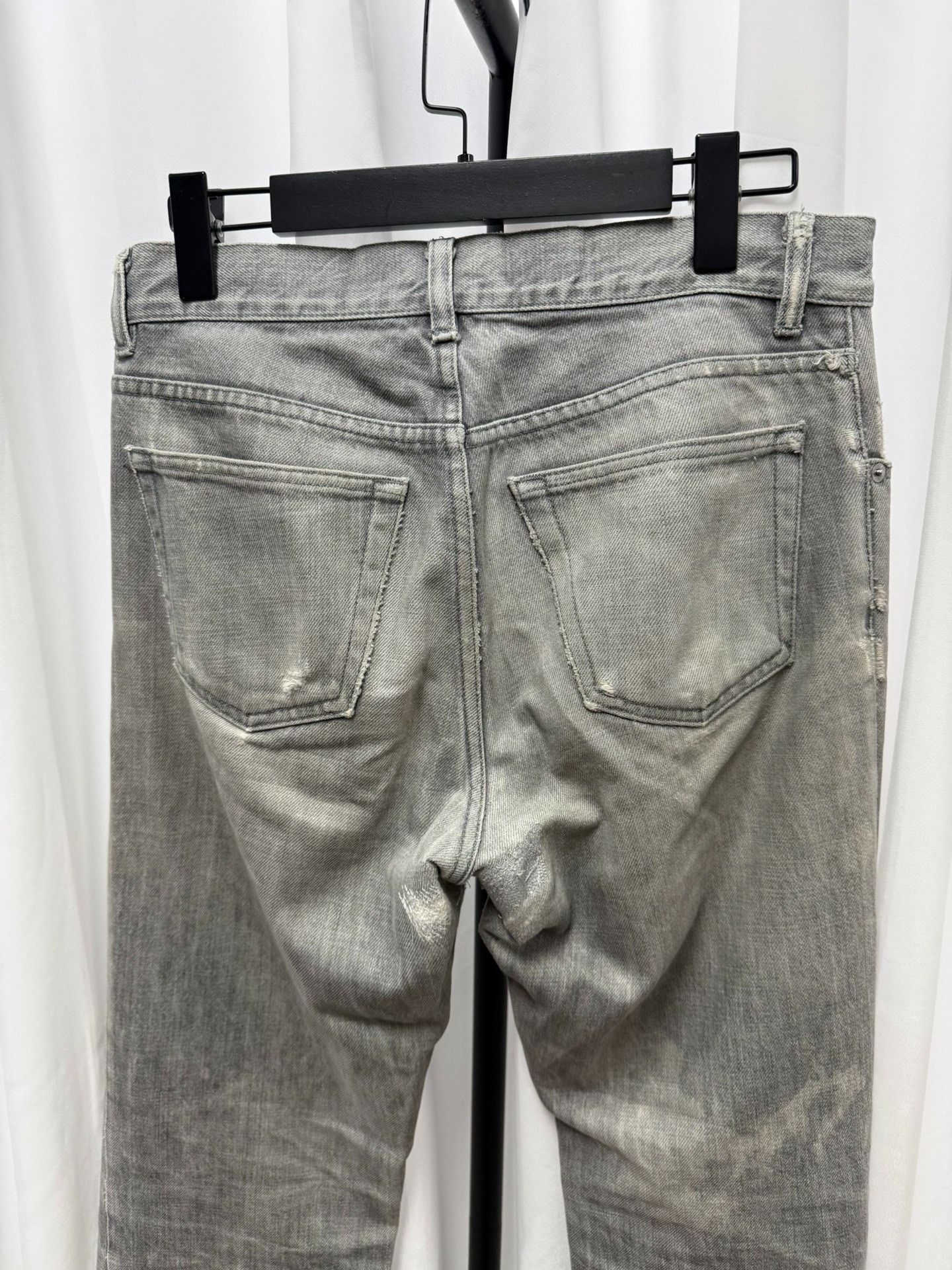 Helmut Lang Helmut Lang Distressed Washed Jeans Size US 32 / EU 48 - 7 Thumbnail