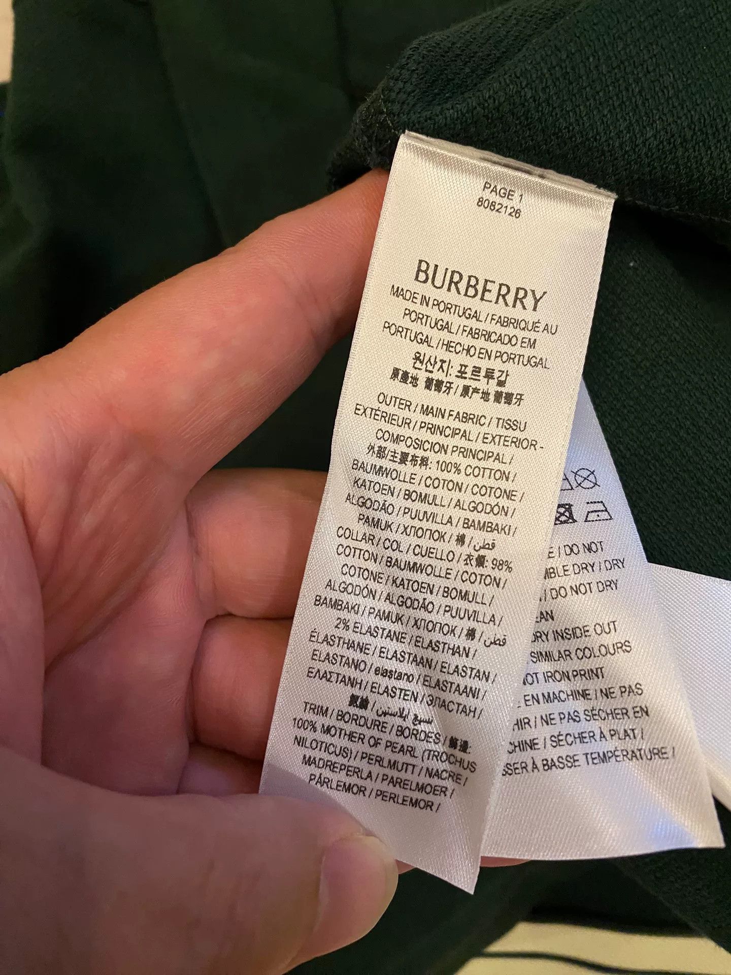 Burberry Burberry Green Equestrian Logo Polo Size US M / EU 48-50 / 2 - 9 Thumbnail