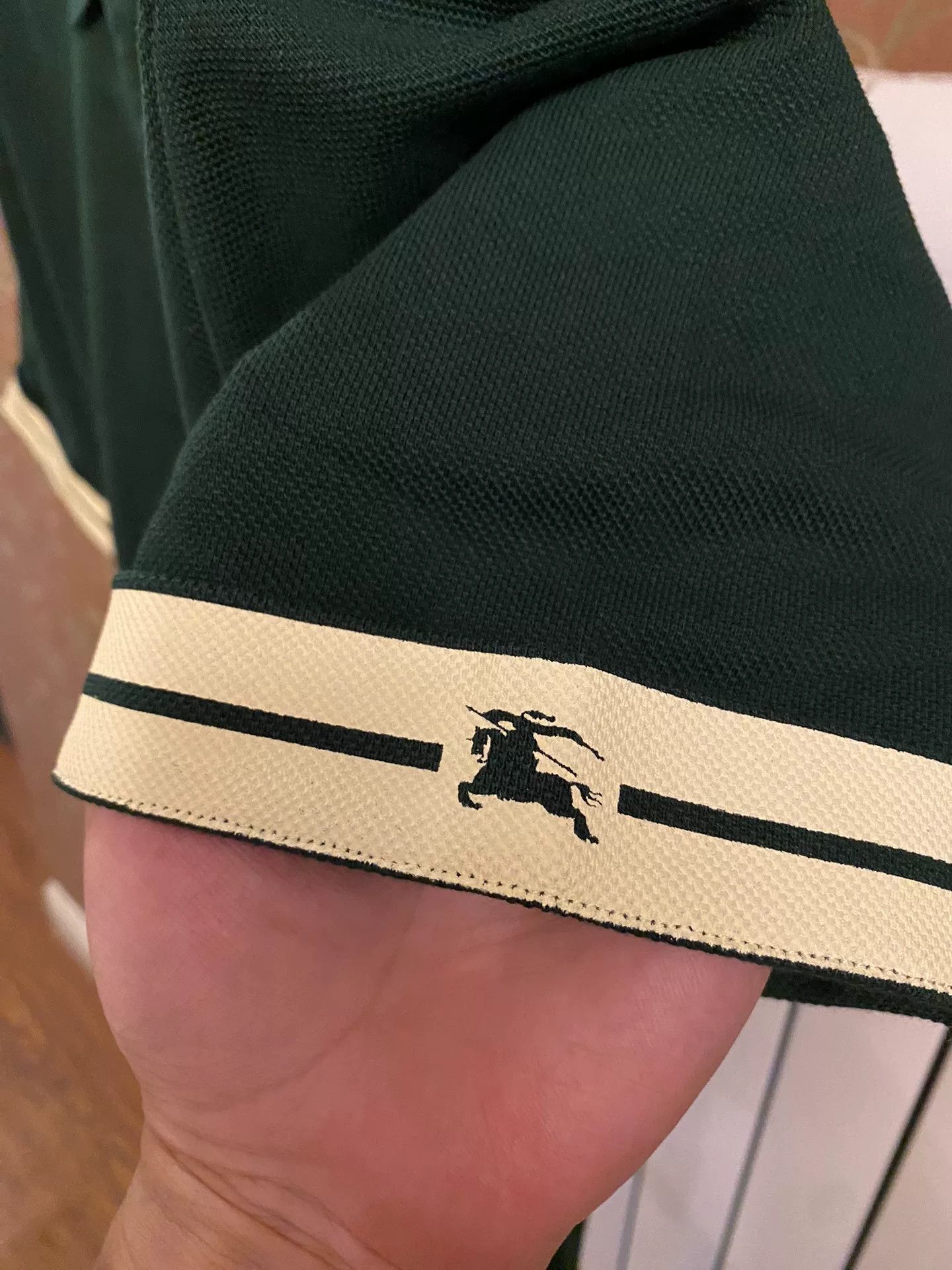 Burberry Burberry Green Equestrian Logo Polo Size US M / EU 48-50 / 2 - 3 Thumbnail