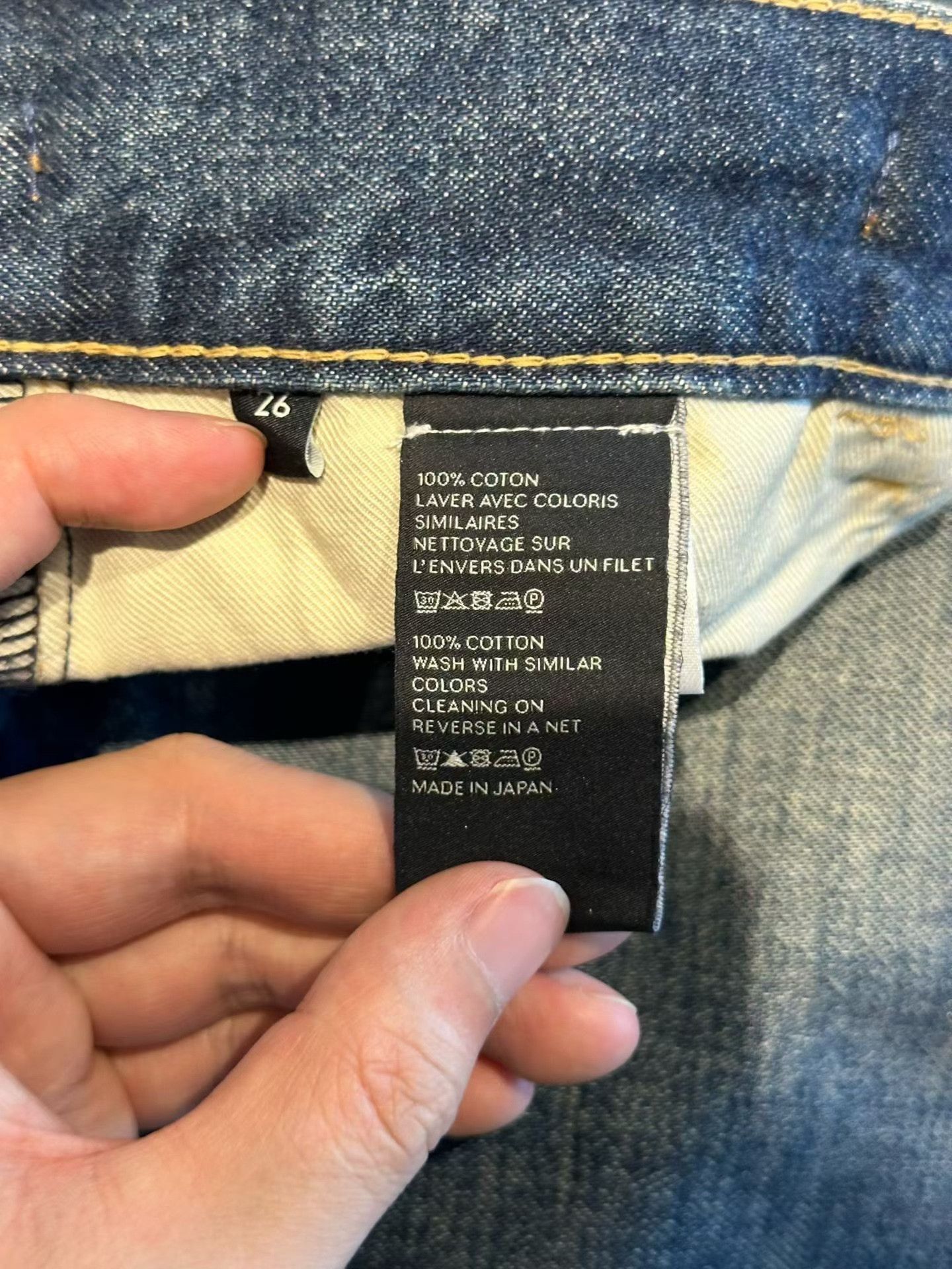Celine Celine Triomphe Gold Buckle Chain Jeans Size 26" / US 2 / IT 38 - 5 Thumbnail