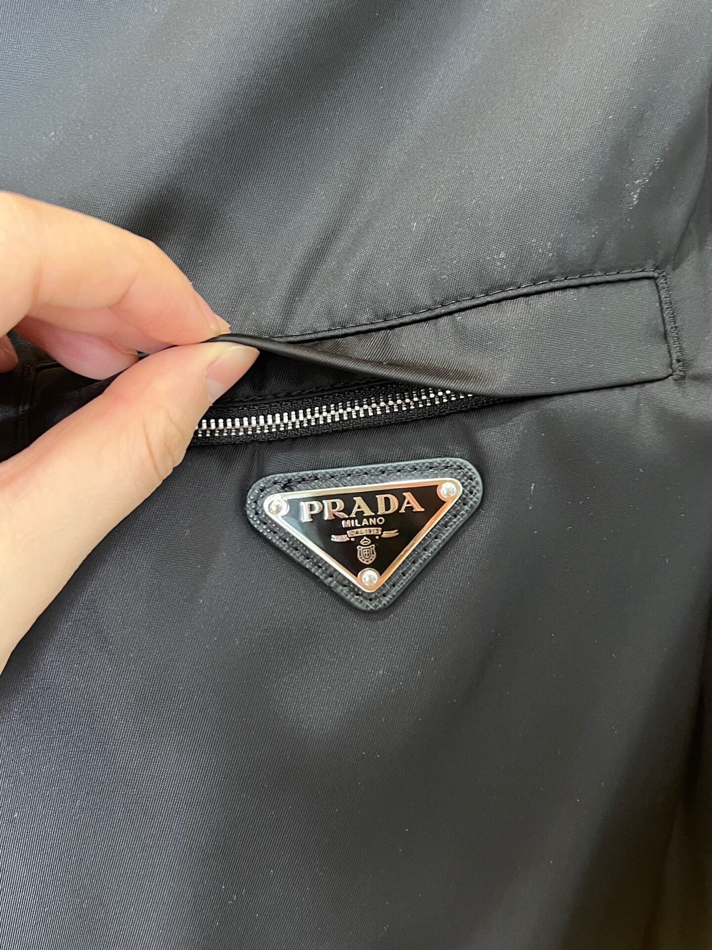 Prada Prada One-Shoulder Nylon Long Sleeve Size XL / US 12-14 / IT 48-50 - 3 Thumbnail